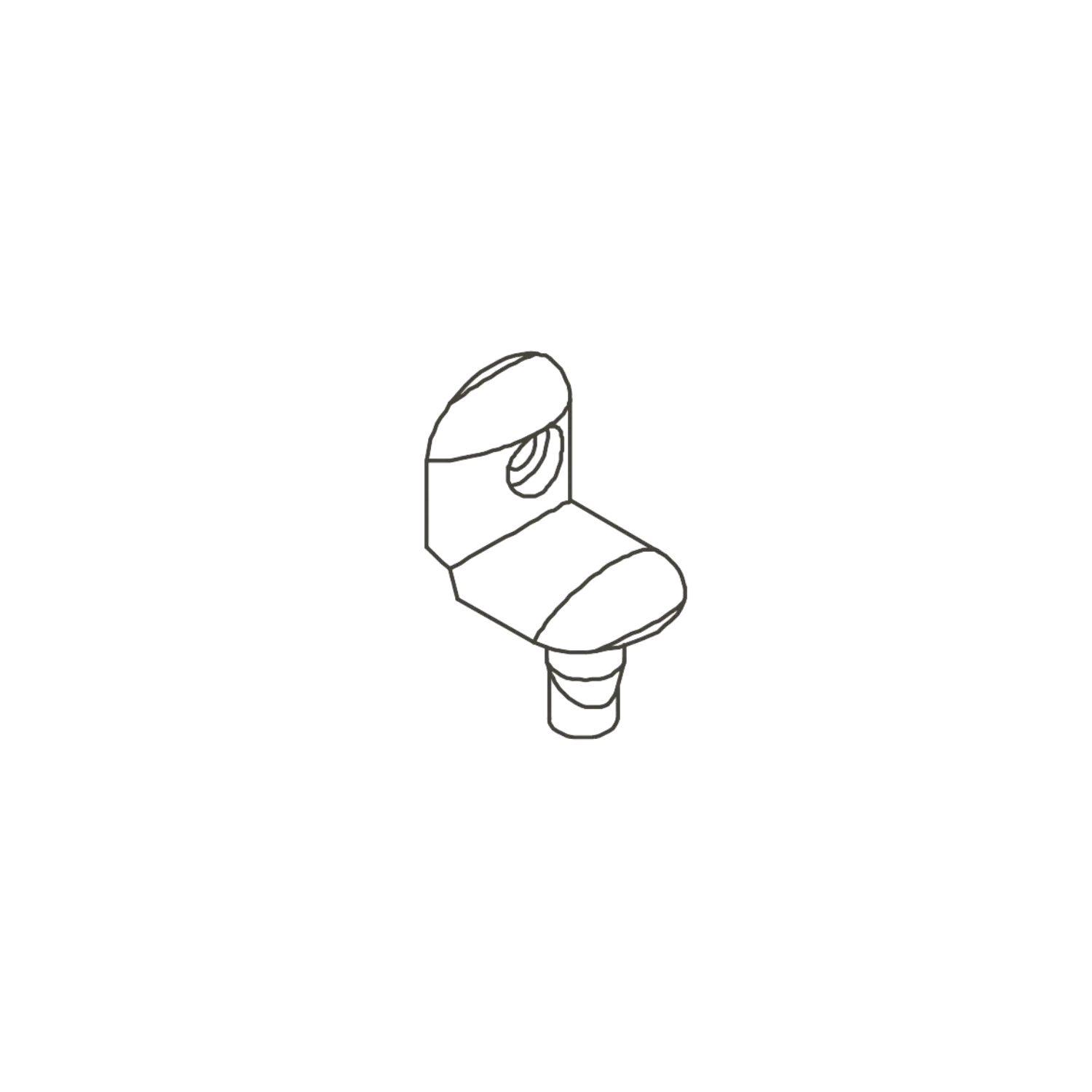 L shaped plastic part – bag of 6 pcs. 4091-030