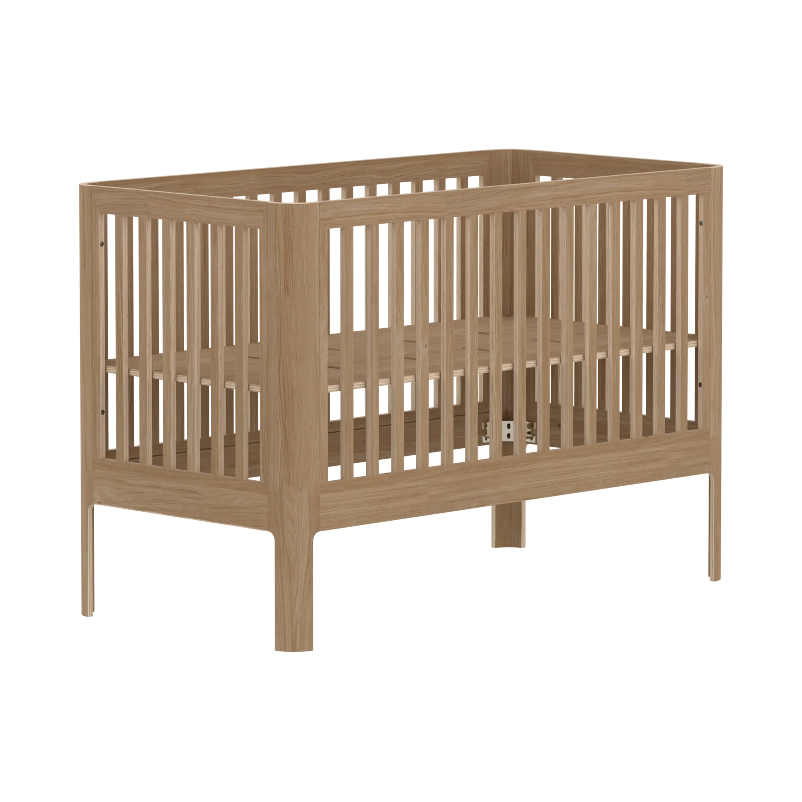 Baby Bed, 140x70 cm, Oak - Image 3