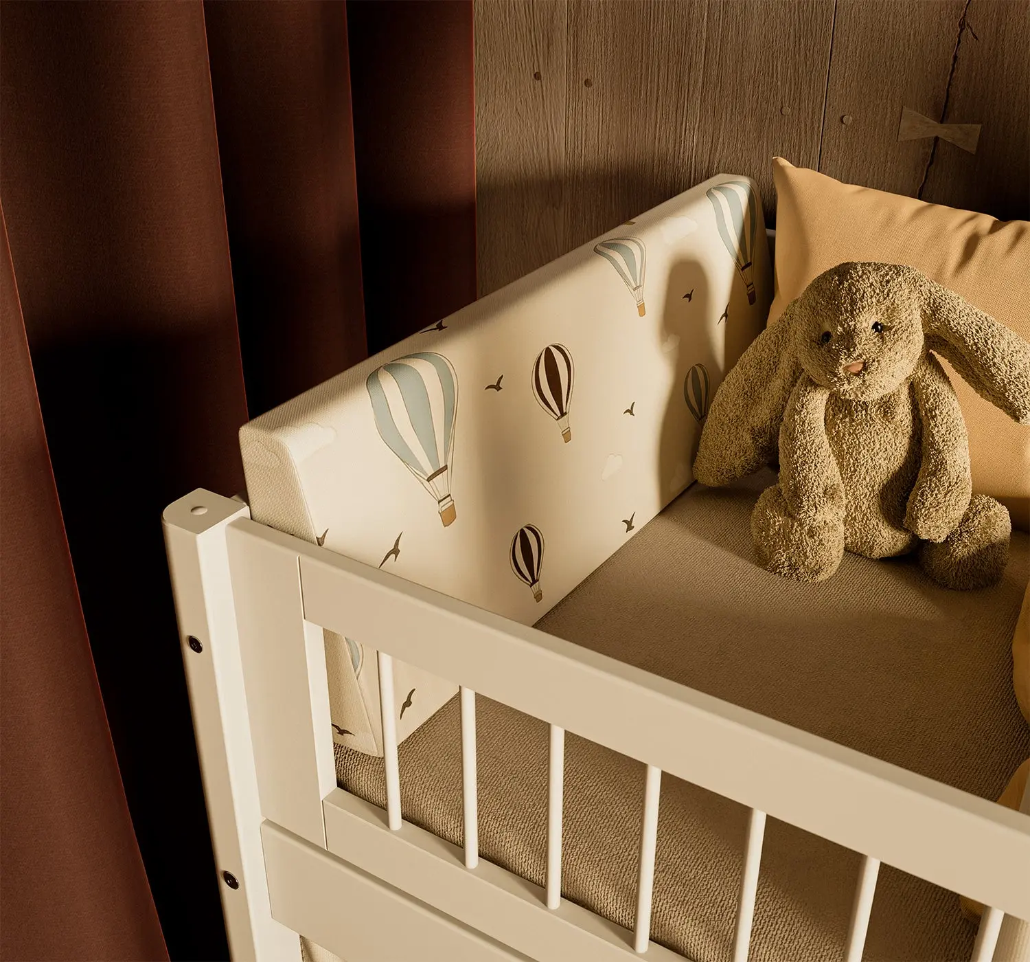 Back Rest Cushion, Hot Air Balloons - Image 2