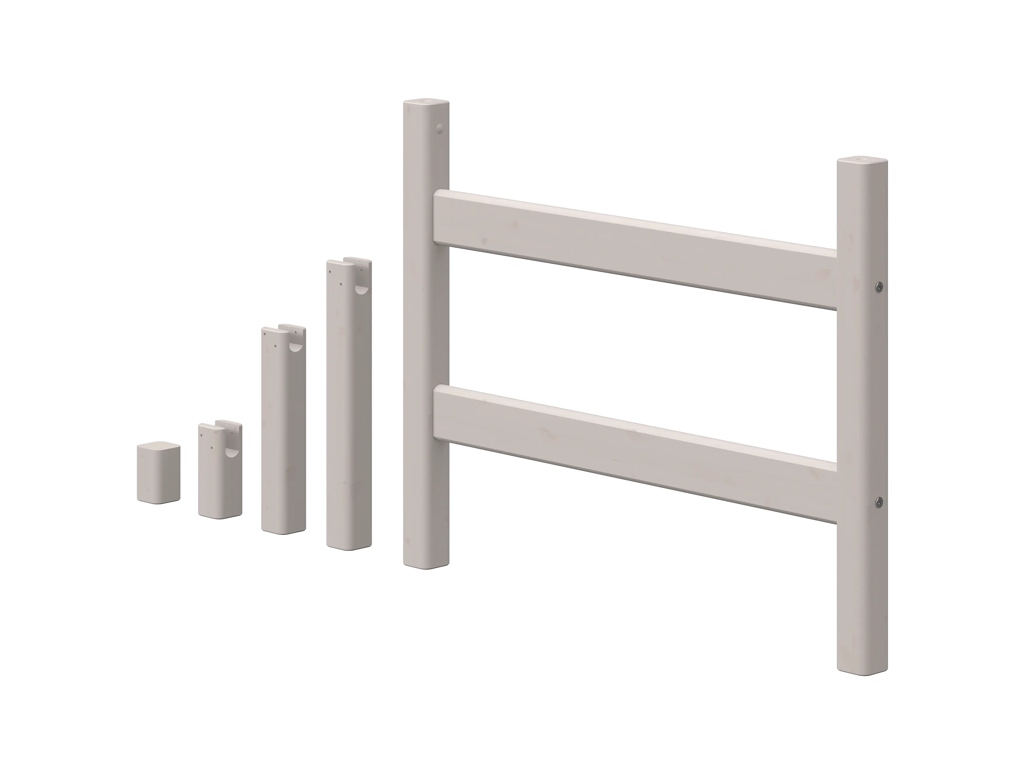 Bed Legs for High Bed 143 cm, Grey