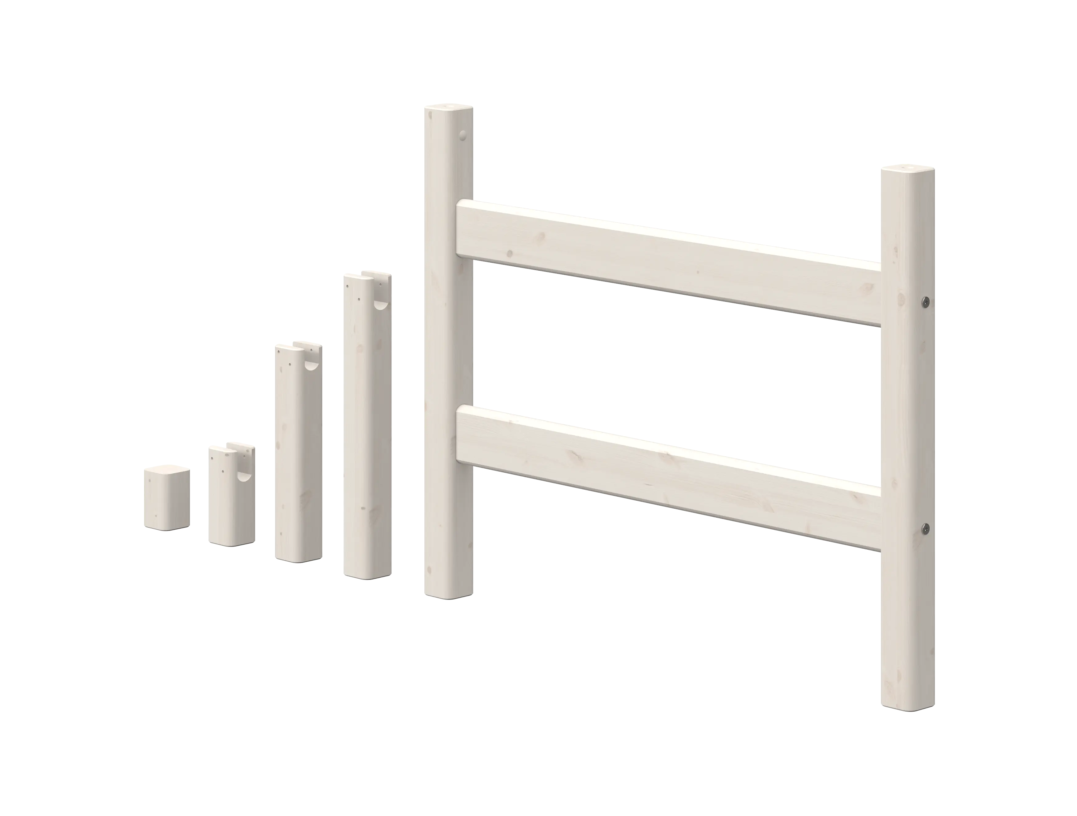 Bed Legs for High Bed 143 cm, White