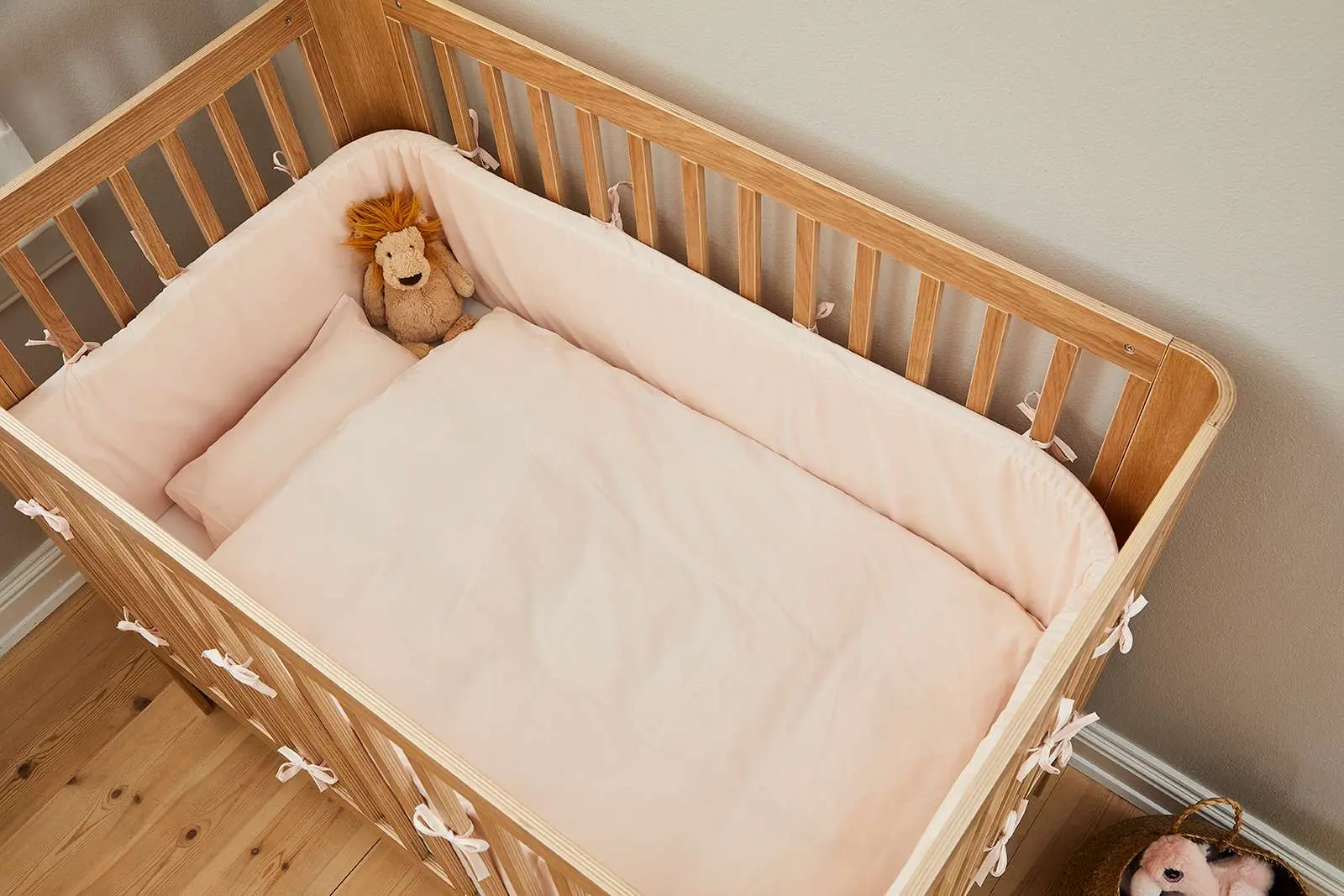 Baby Bed Linen, 70x100 cm, Rose - Image 3