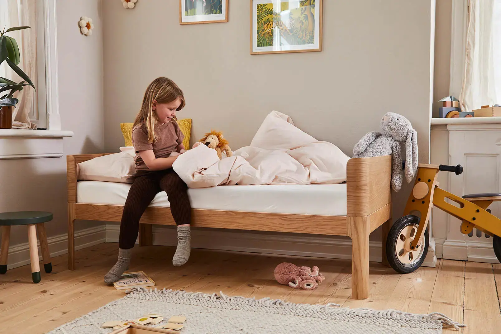 Junior Bed Linen, 100x140 cm, Rose - Image 4