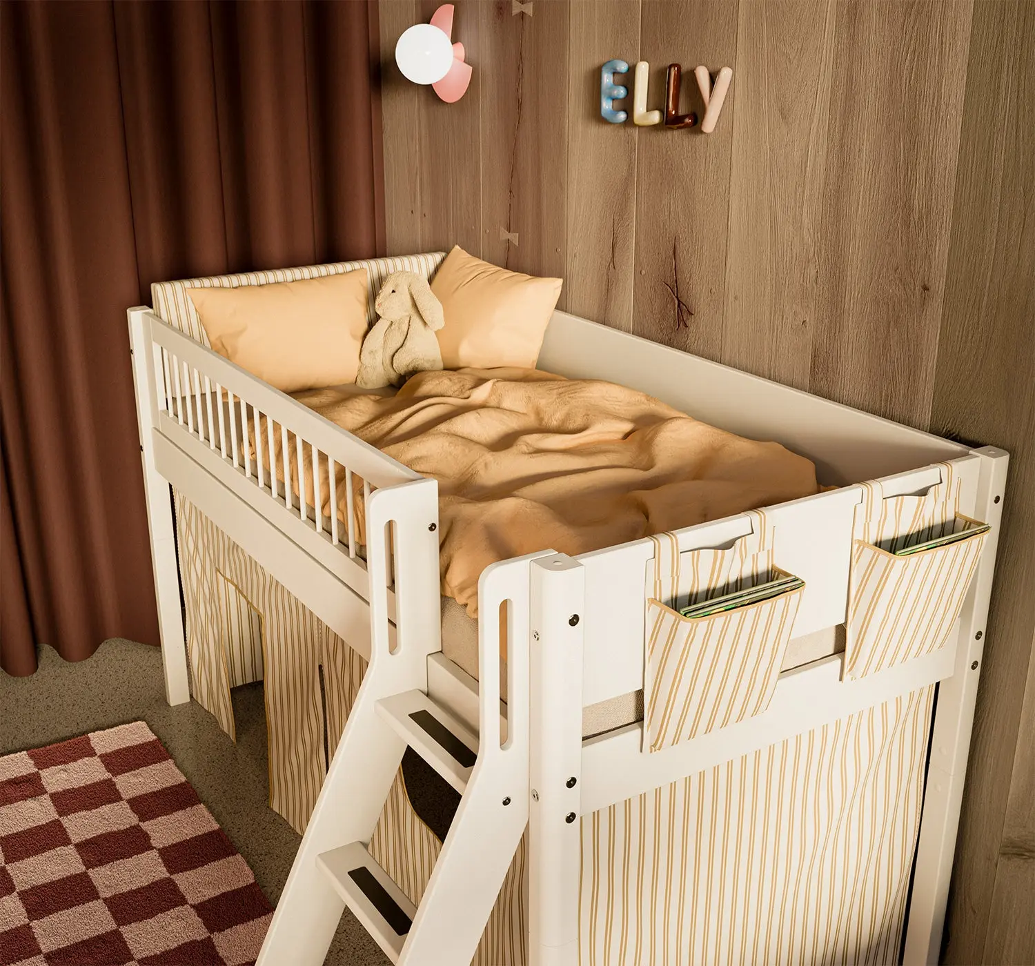 Bed pockets, Stripes - Image 2