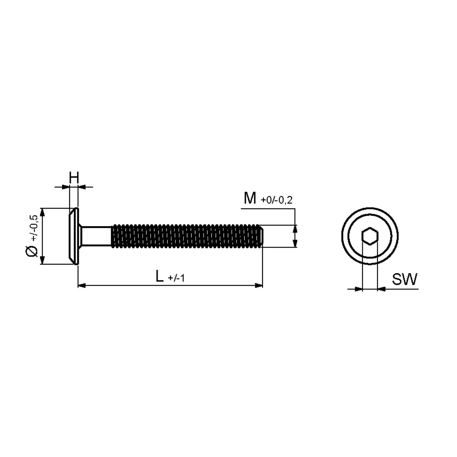 Connecting Bolt 3913-08110 - Image 2