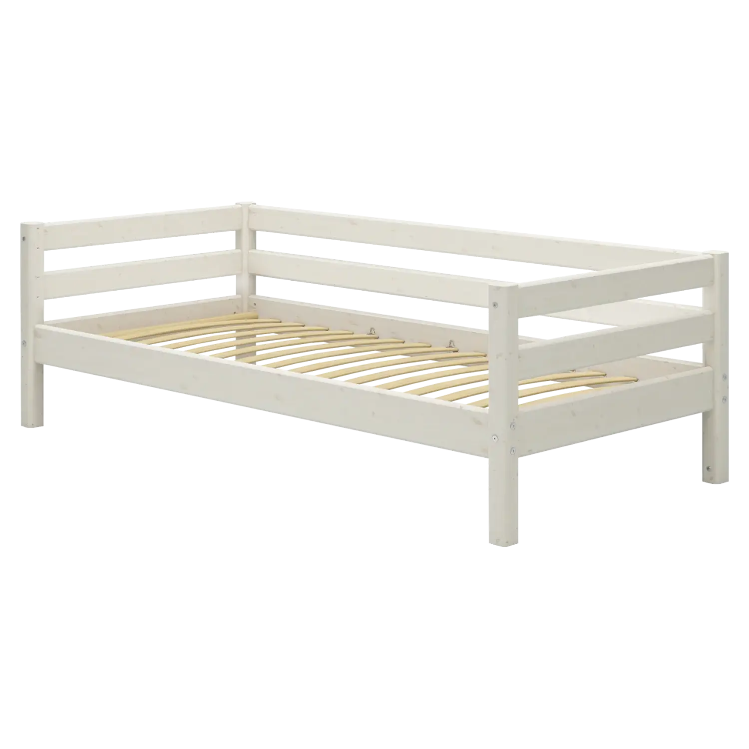 Single Bed, 90x200 cm, White