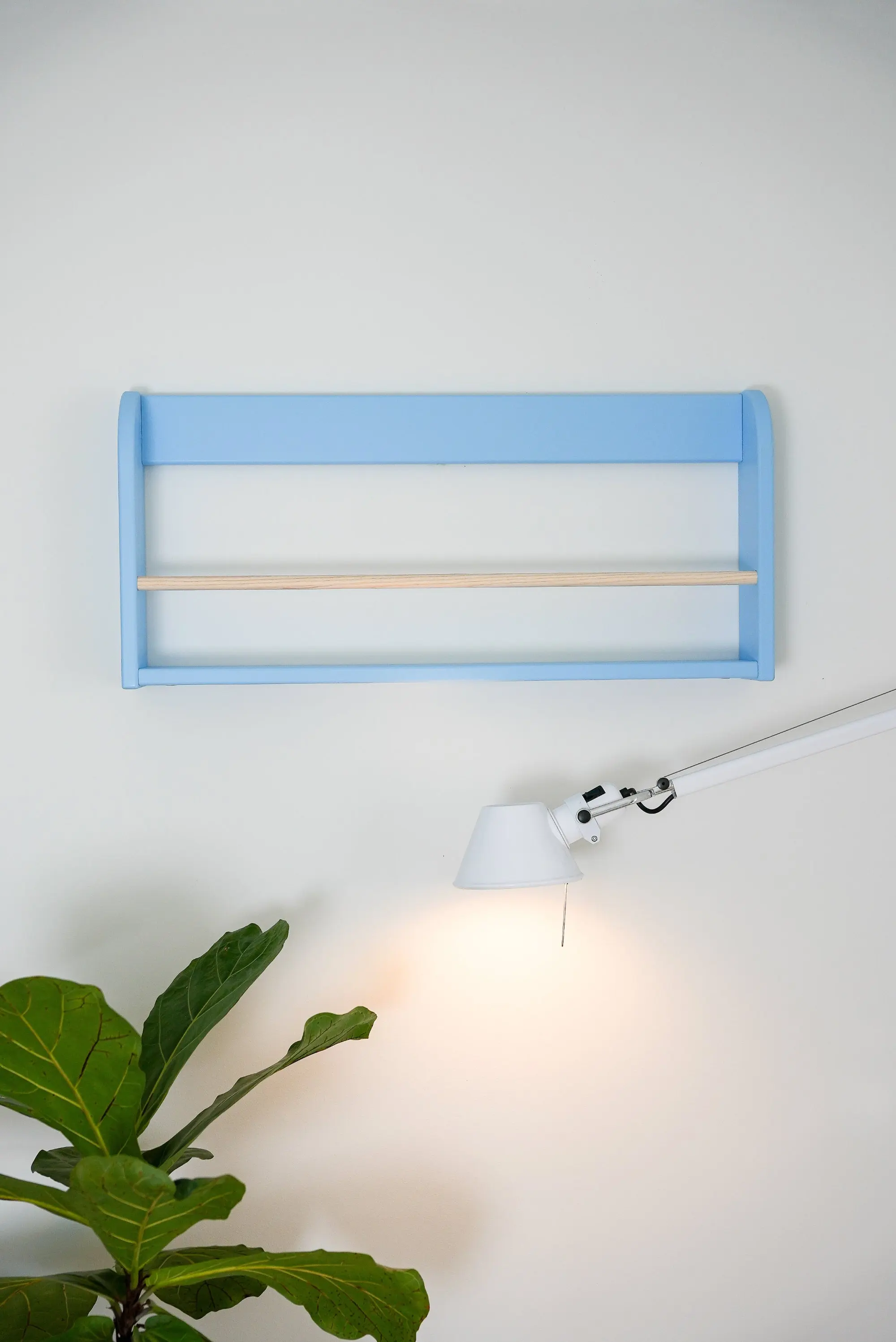 DOTS Display shelf, 75 cm, MDF, Blue Skies - Image 8