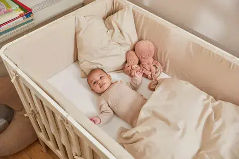 Baby Bed, 120x70 cm, Cream - Image 2