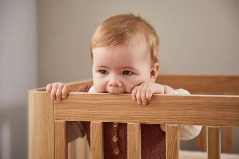 Baby Bed, 120x70 cm, Oak - Image 3