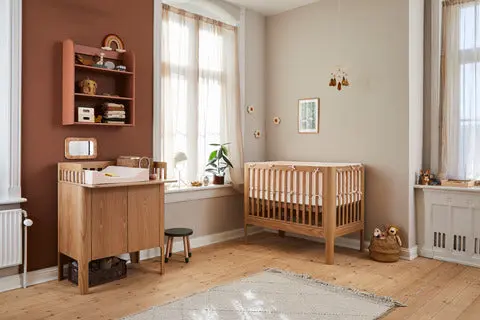 Baby Bed, 120x70 cm, Oak - Image 8