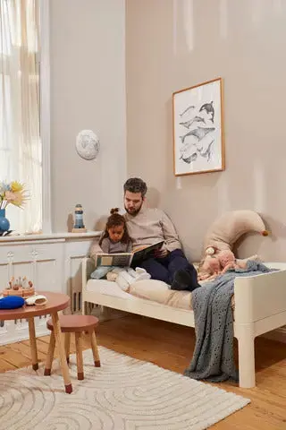 Junior Bed, 150x70 cm, Cream - Image 6