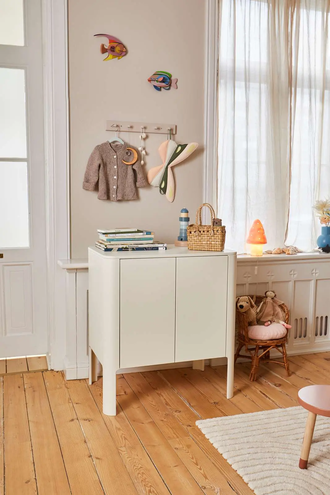 Changing Table, 73.2x80 cm, Cream - Image 10