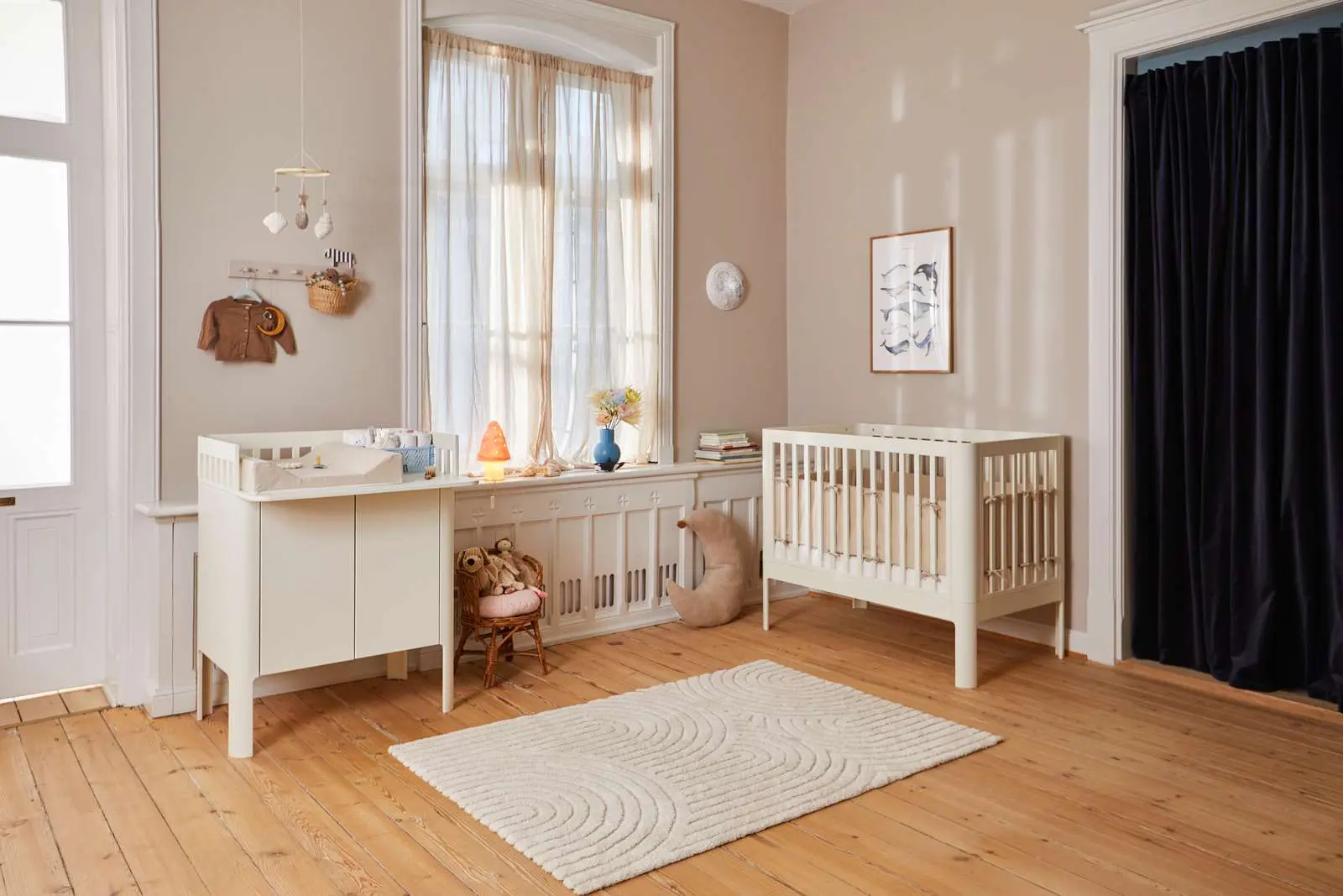 Changing Table, 73.2x80 cm, Cream - Image 11