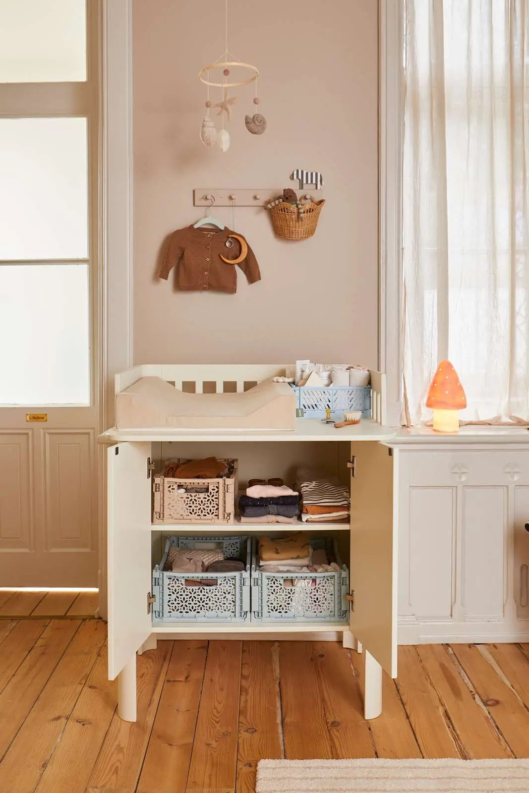 Changing Table, 73.2x80 cm, Cream - Image 13