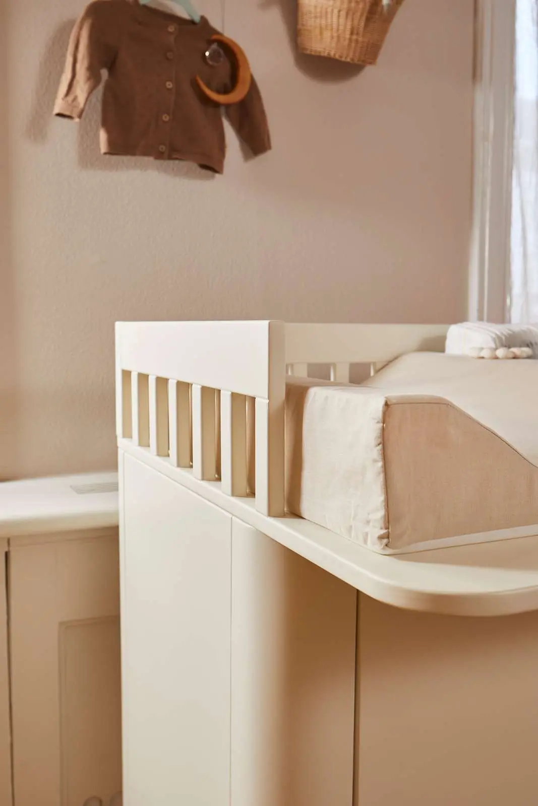 Changing Table, 73.2x80 cm, Cream - Image 8