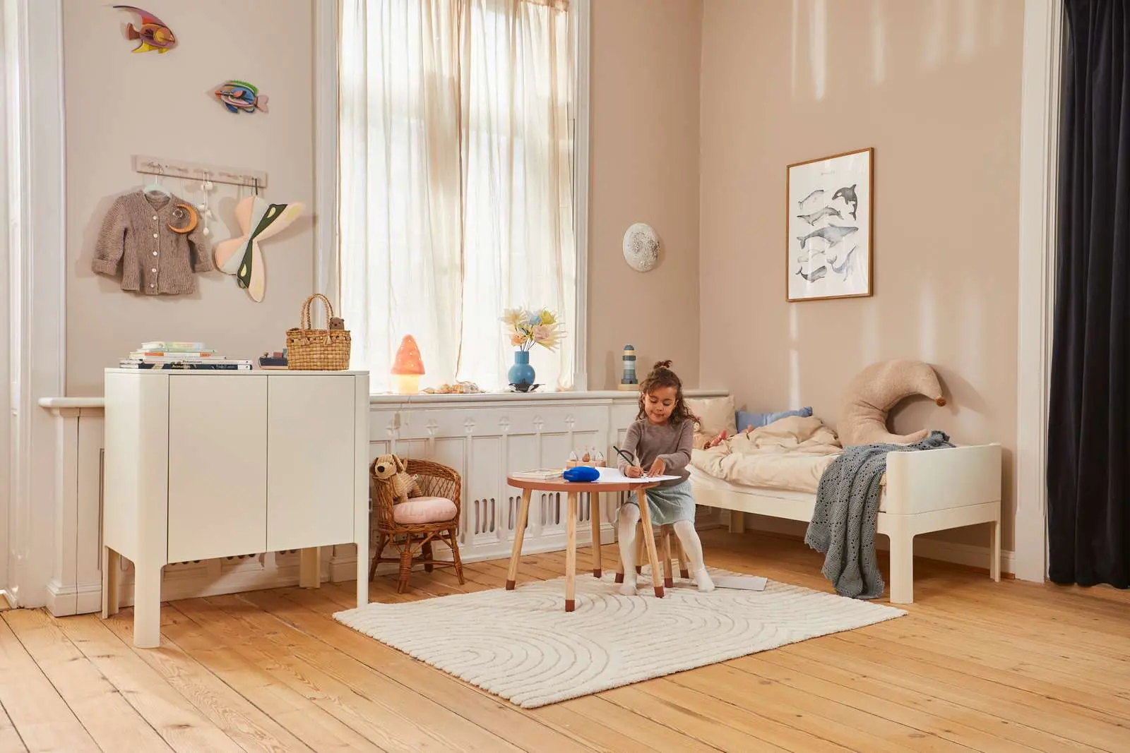 Changing Table, 73.2x80 cm, Cream - Image 9