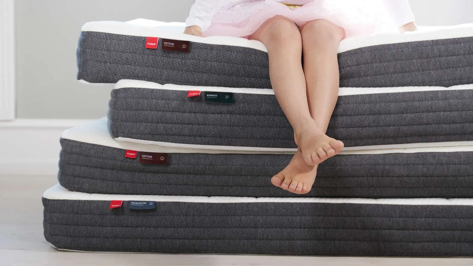 Latex Mattress, 190X140 with Eucalyptus Cover - Image 3