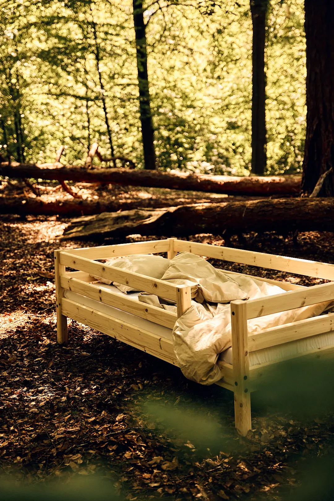 Single Bed, 90x200 cm, Pine - Image 2