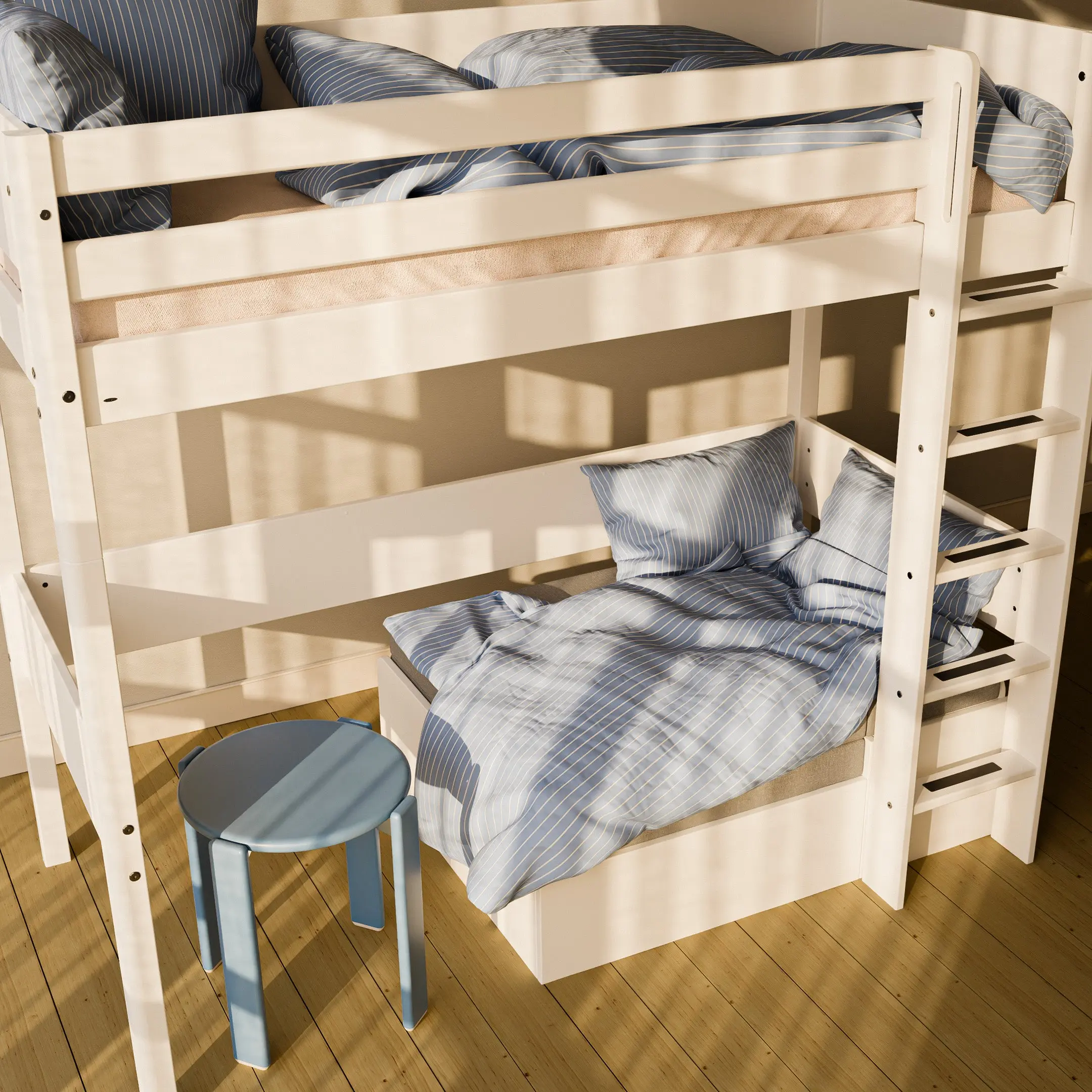 High bed with sofa and sofa mattress, 90x200 cm - Image 3