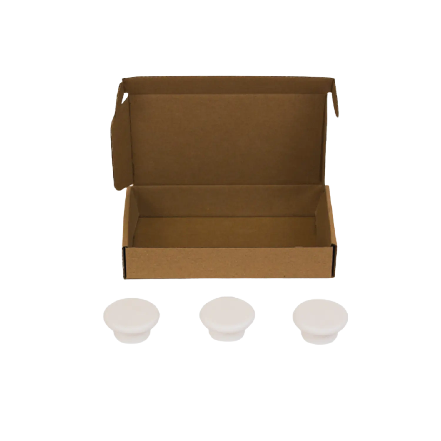 Knob Handle 3 pcs White - Popsicle