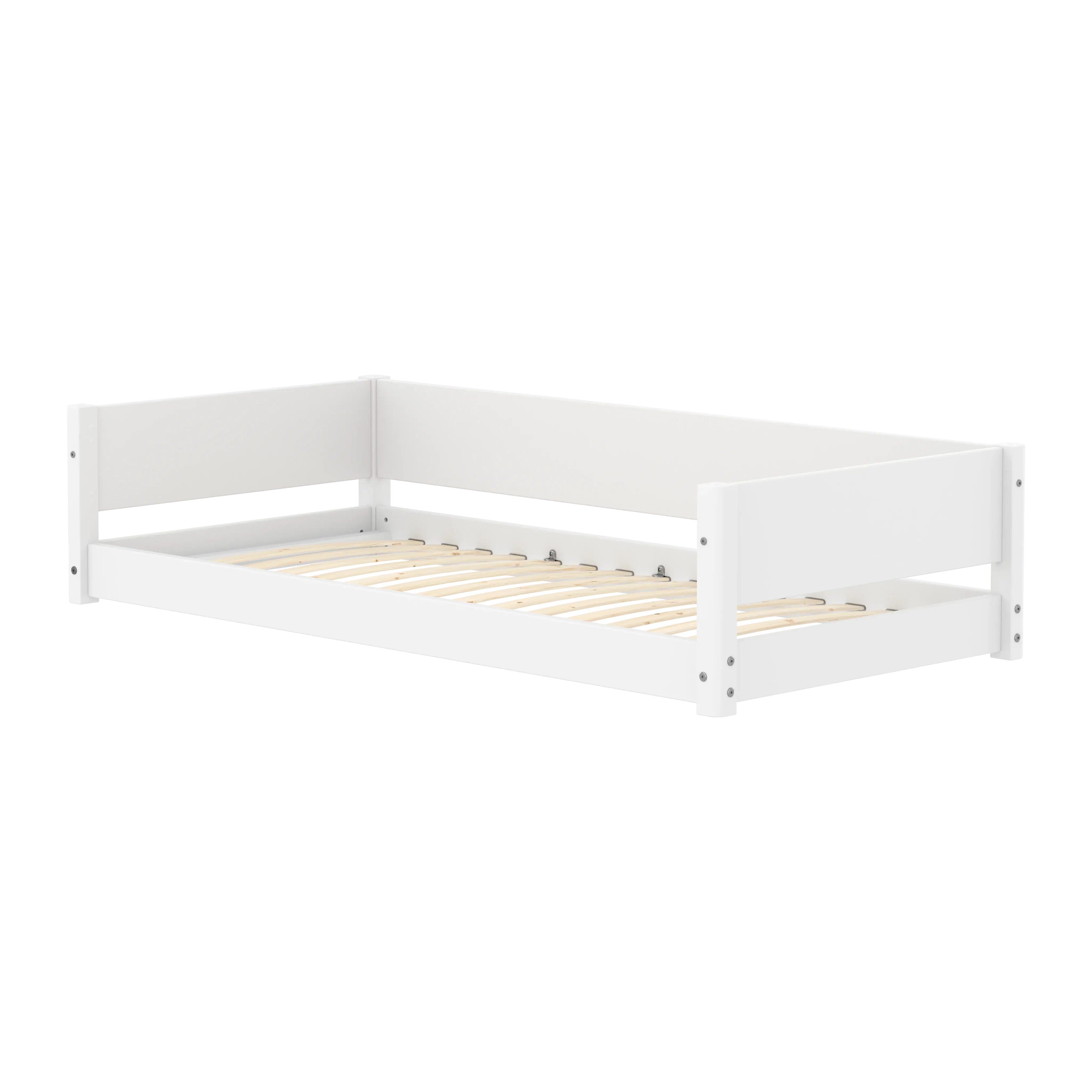 Montessori Bed, 90x200 cm, White