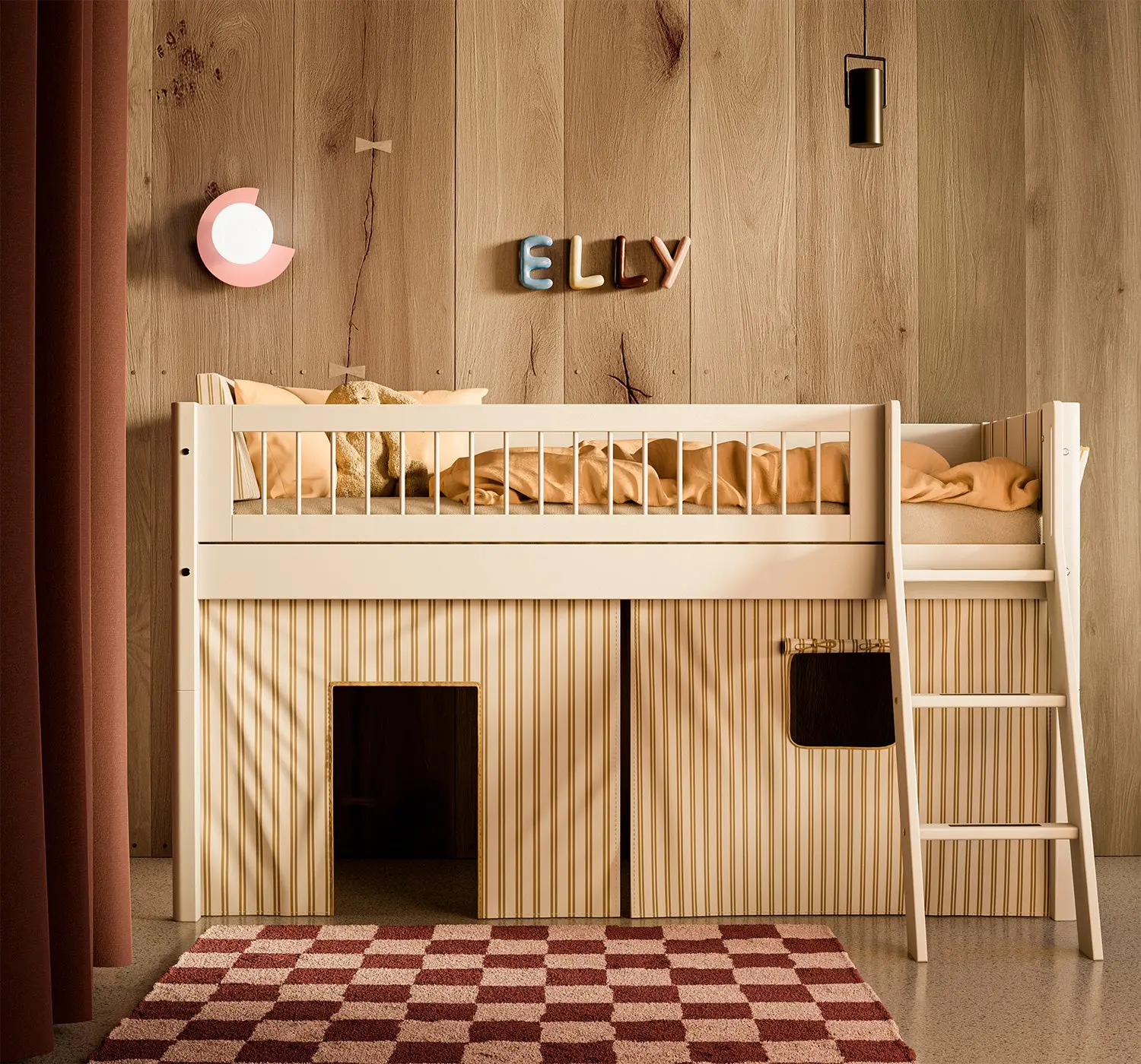 Play Curtain for Beds, Stripes - Image 2