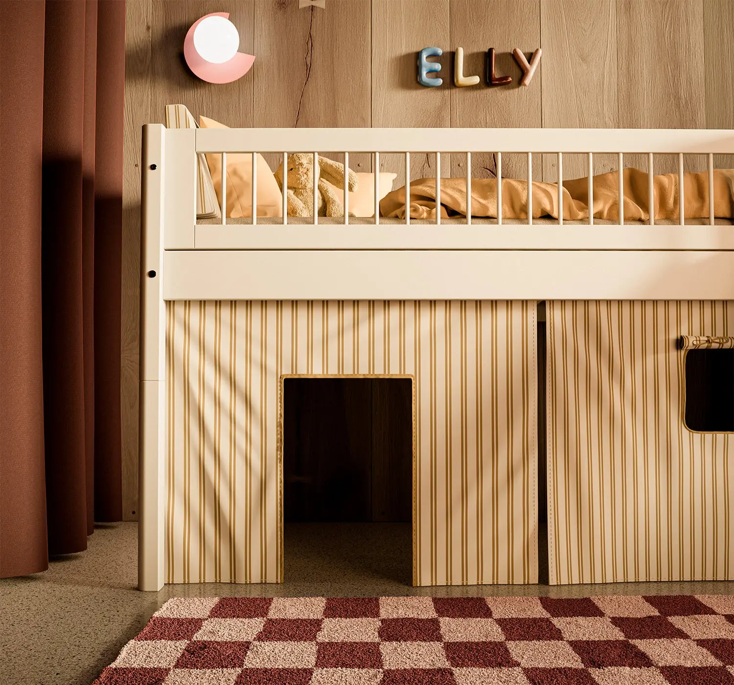 Play Curtain for Beds, Stripes - Image 3
