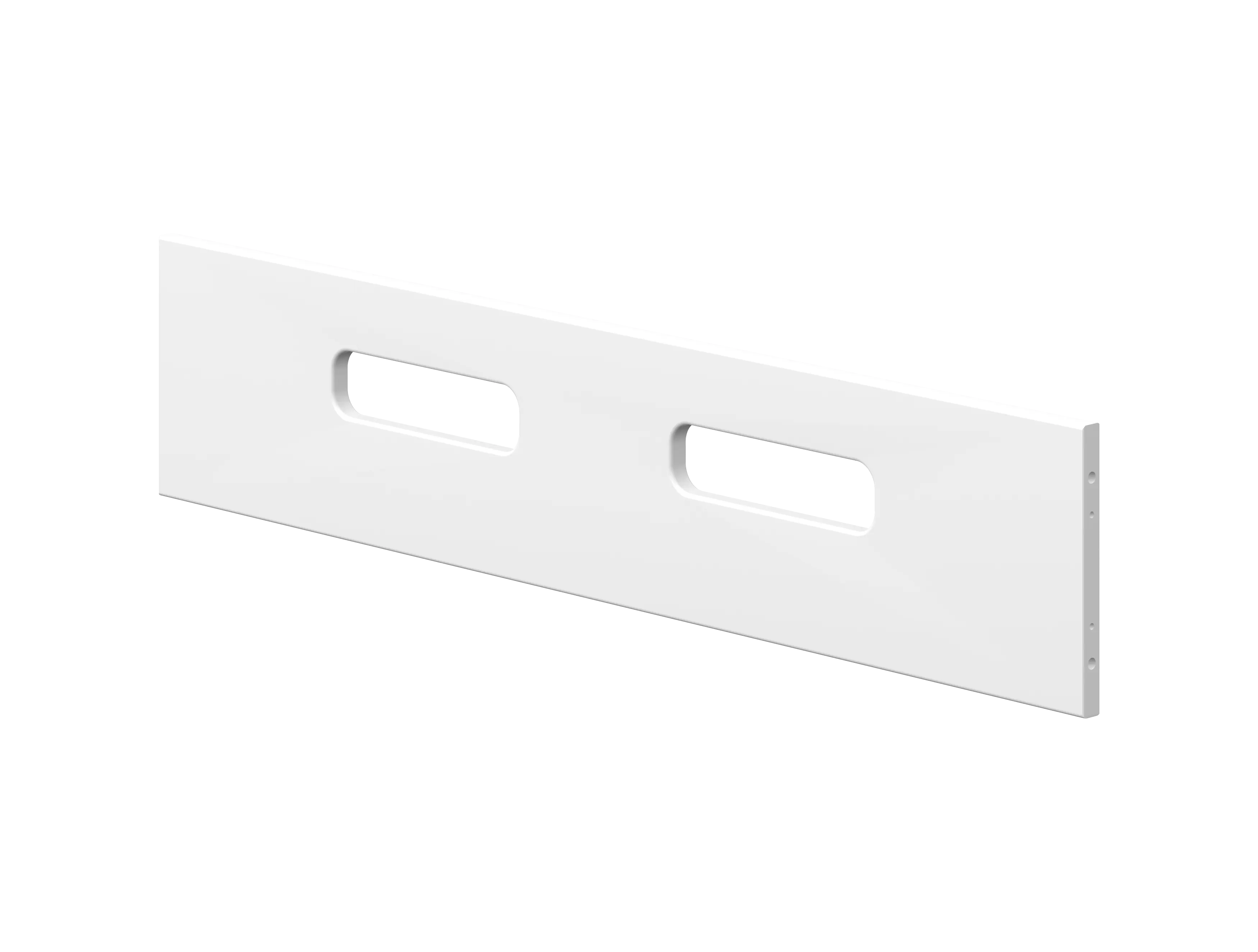 1/2 Safety Rail, White