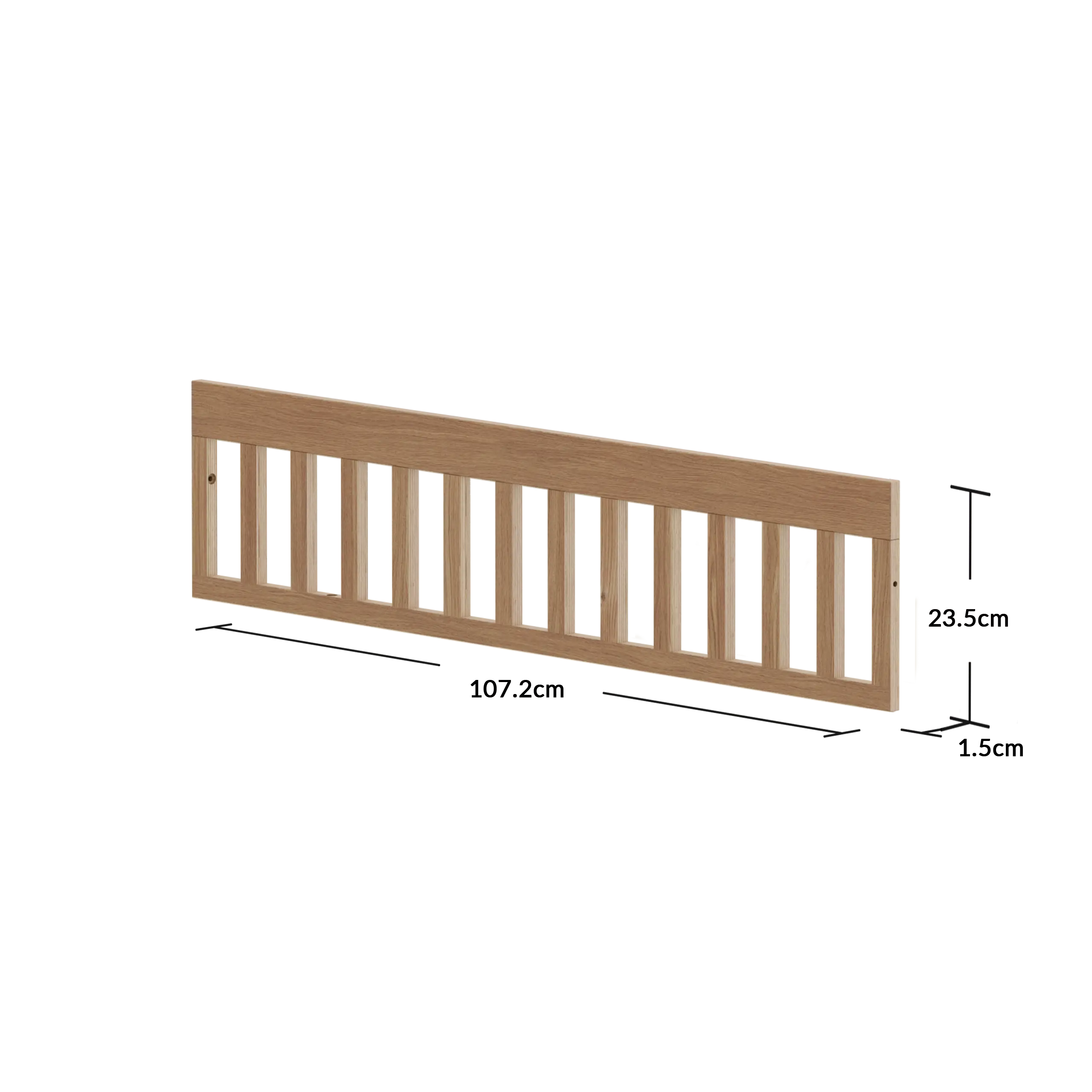 Safety rail for Baby Bed NOVA, 120x70 cm, Oak - Image 5