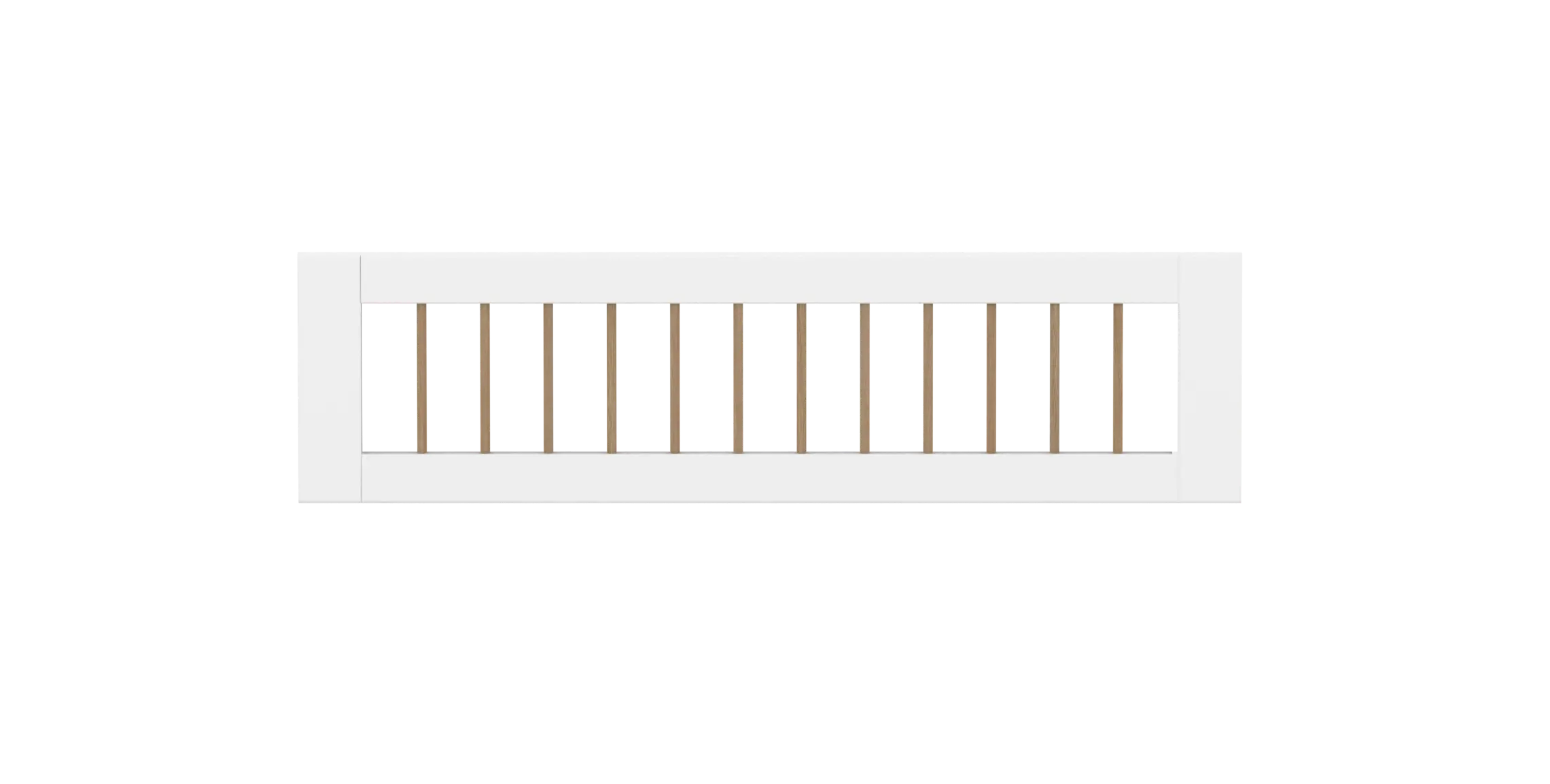 1/2 Safety Rail, White/Oak - Image 2