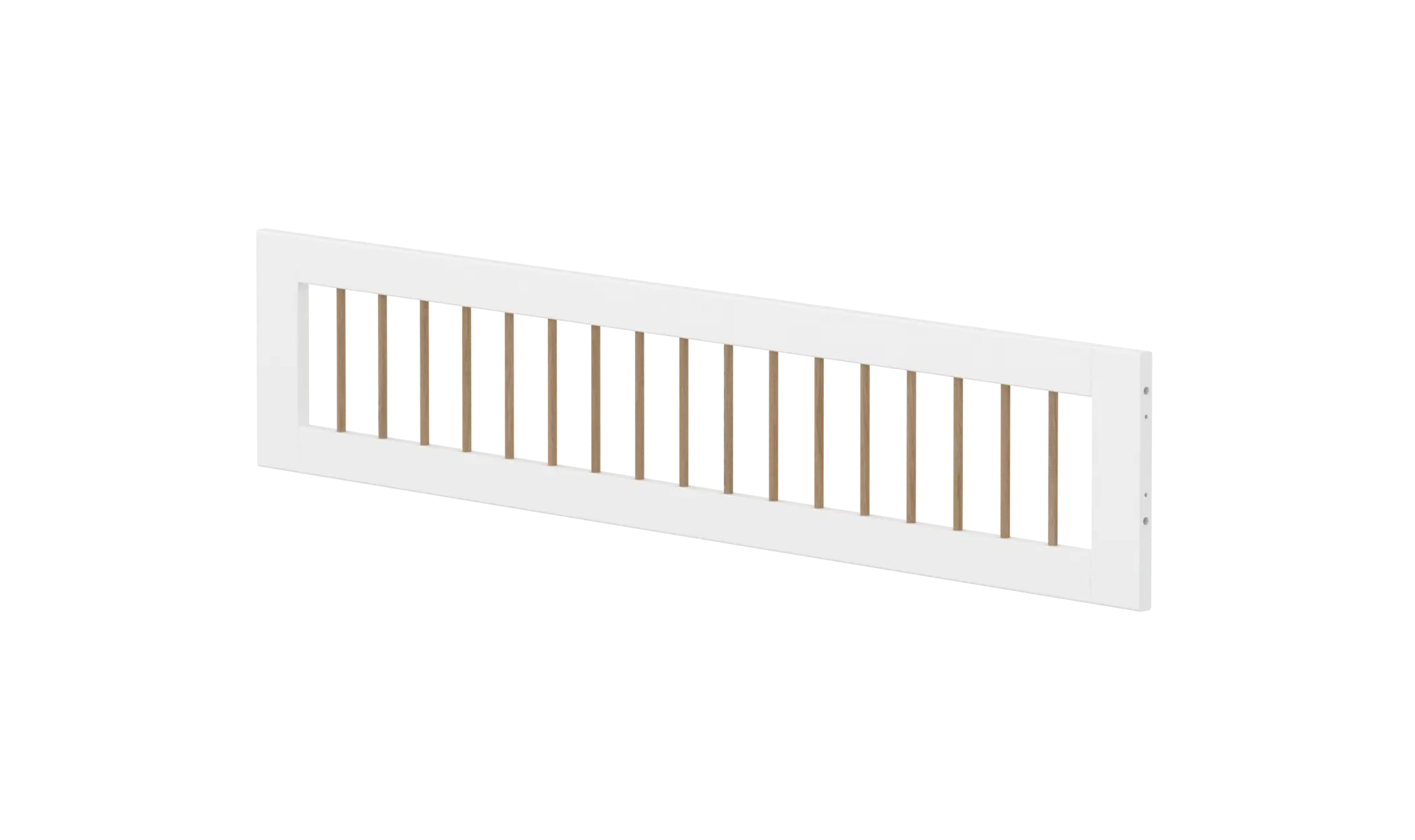 3/4 Safety Rail with, White/Oak