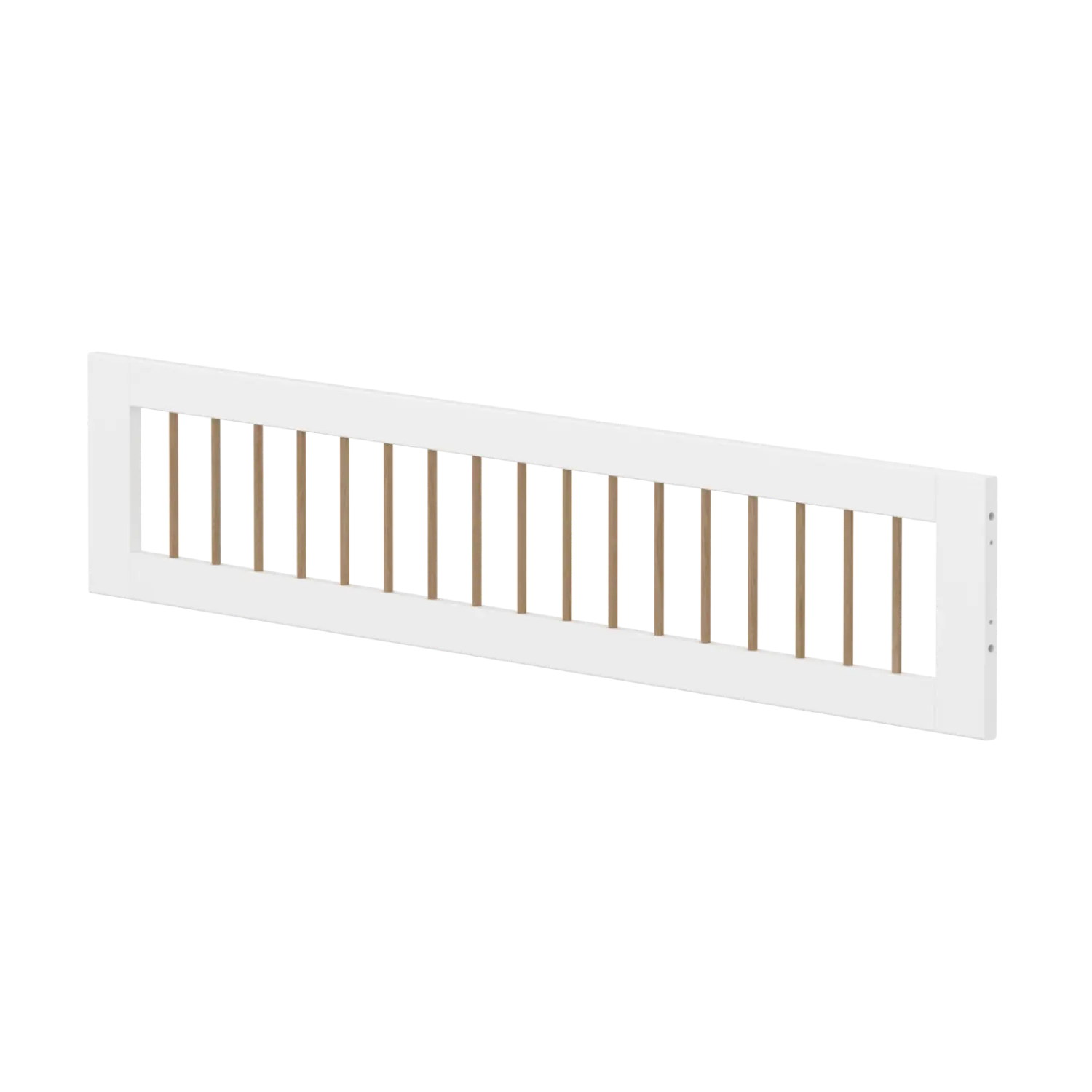 3/4 Safety Rail with, White/Oak - Image 5