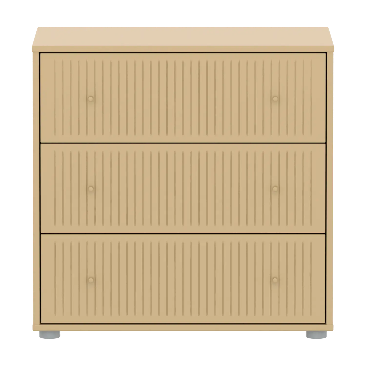 SAGA Chest, 3 drawer, Sand with Grooves - Image 2
