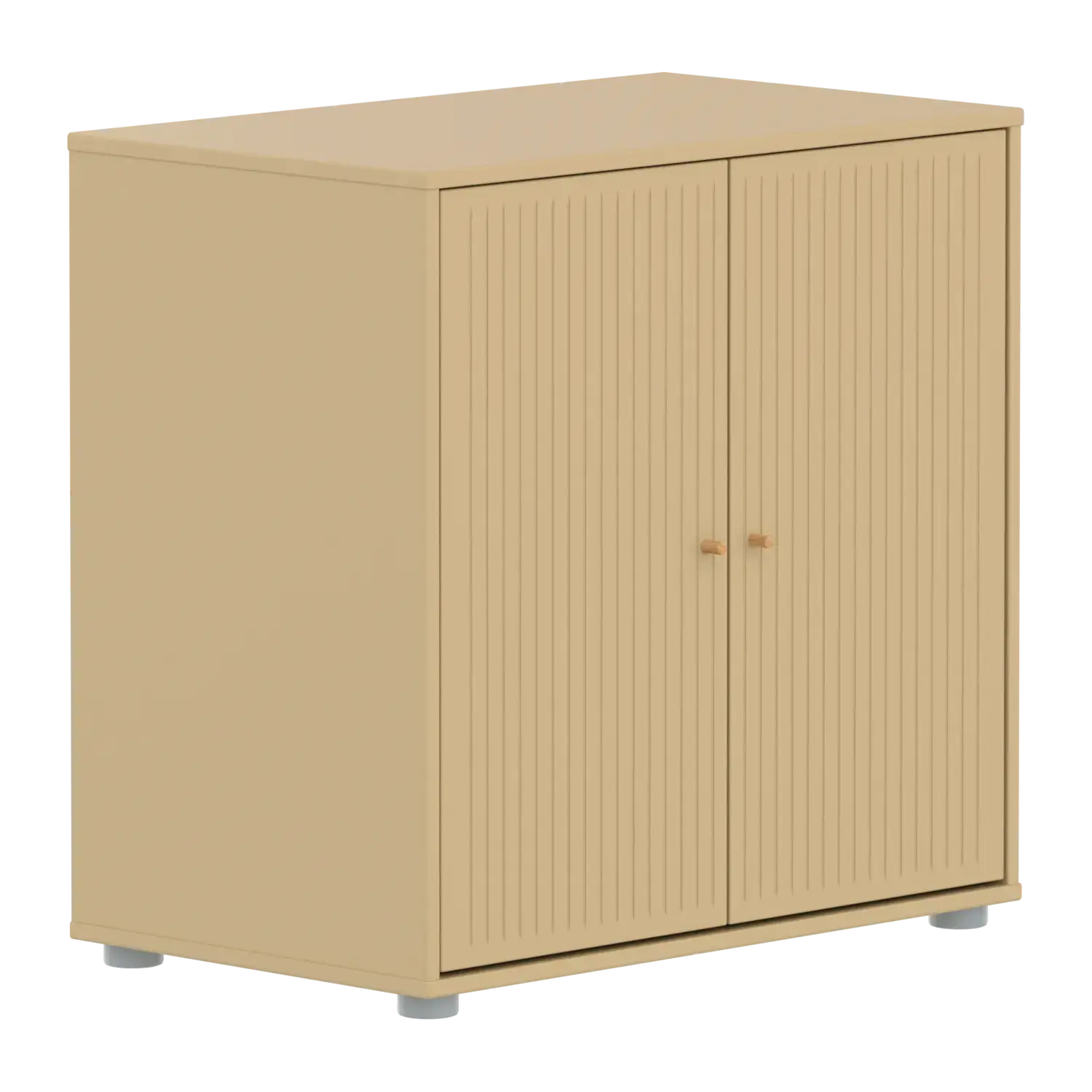SAGA Cupboard, 2 doors, Sand with grooves - Image 3