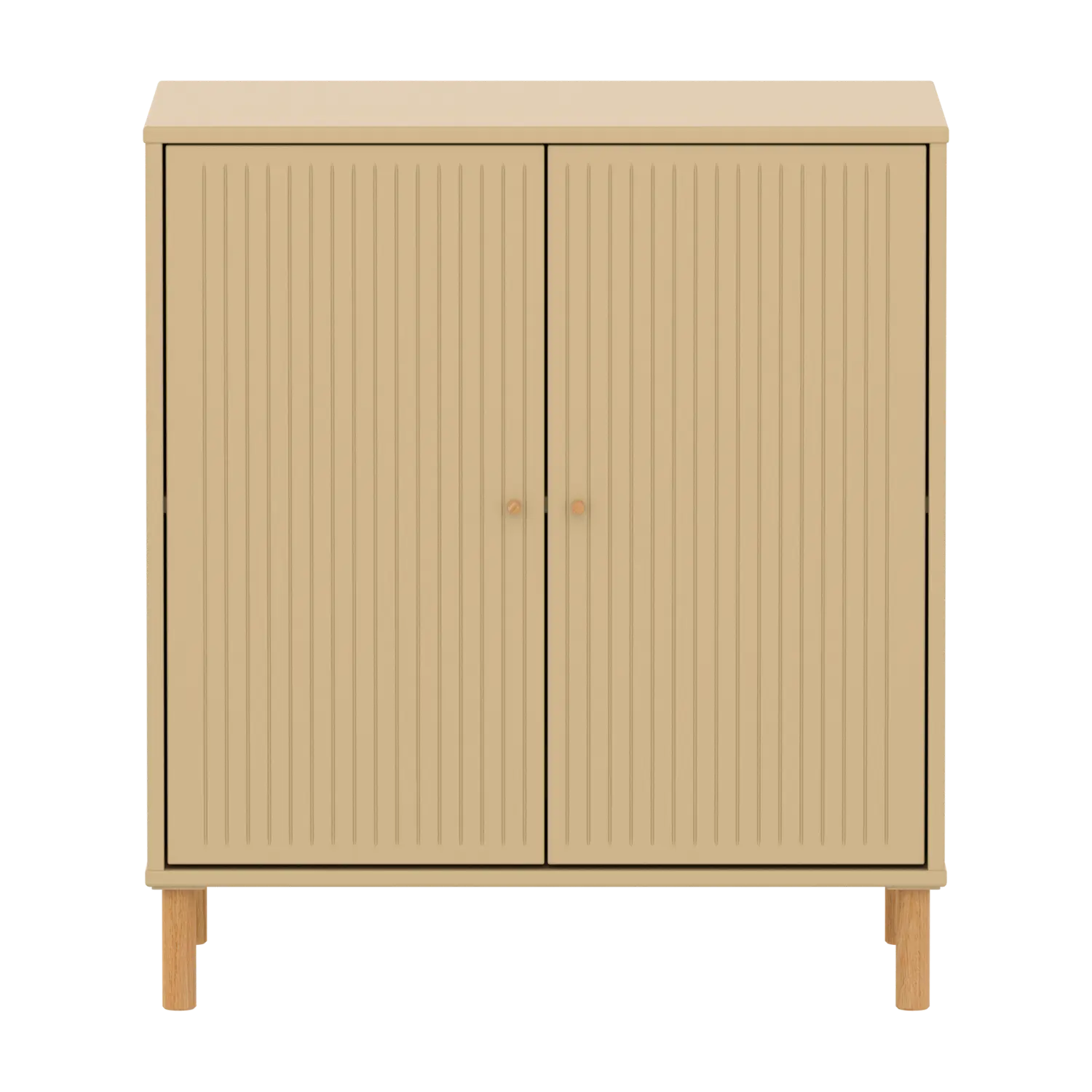 SAGA Cupboard, 2 doors, Sand with grooves - Image 2