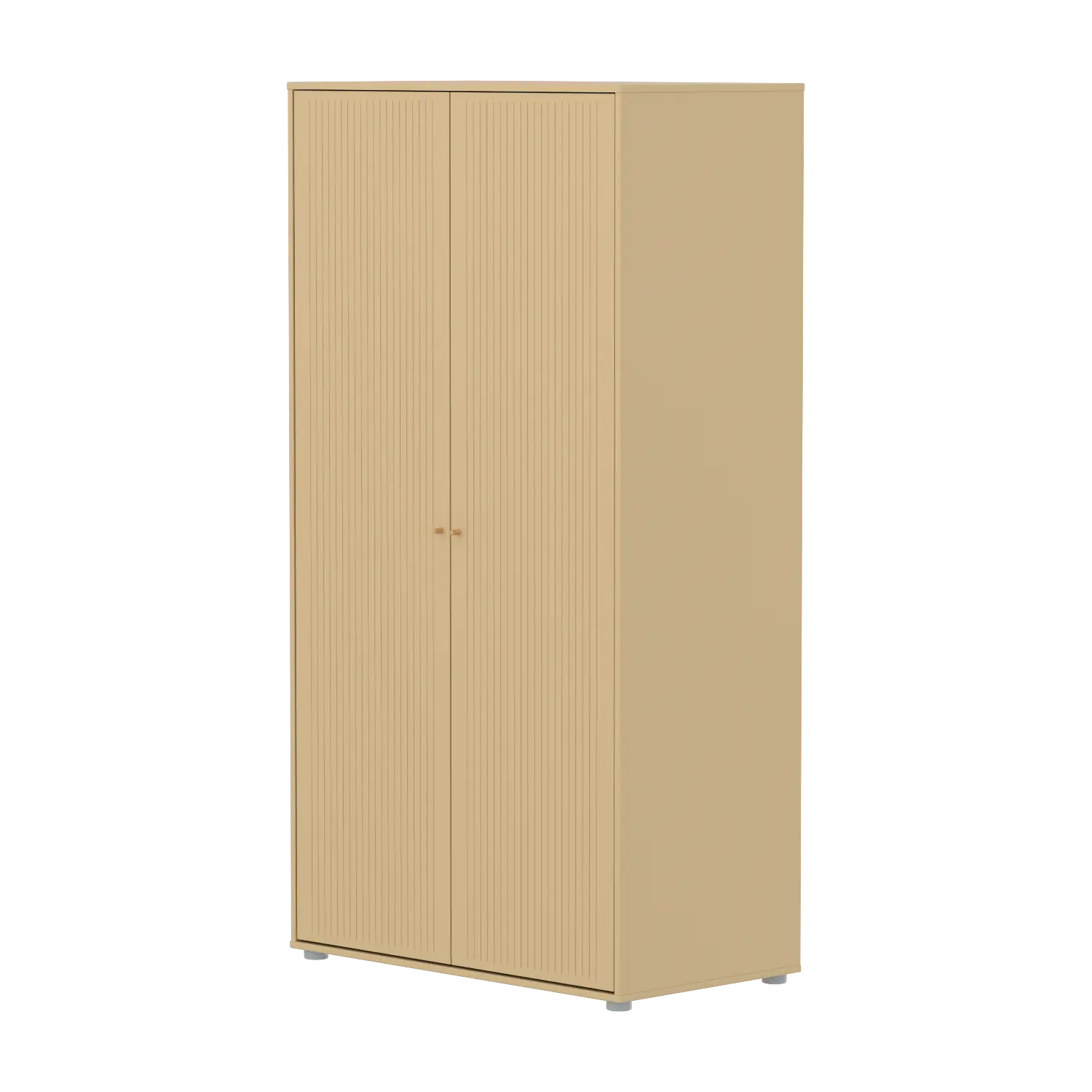 SAGA Wardrobe, 2 door, Sand with grooves
