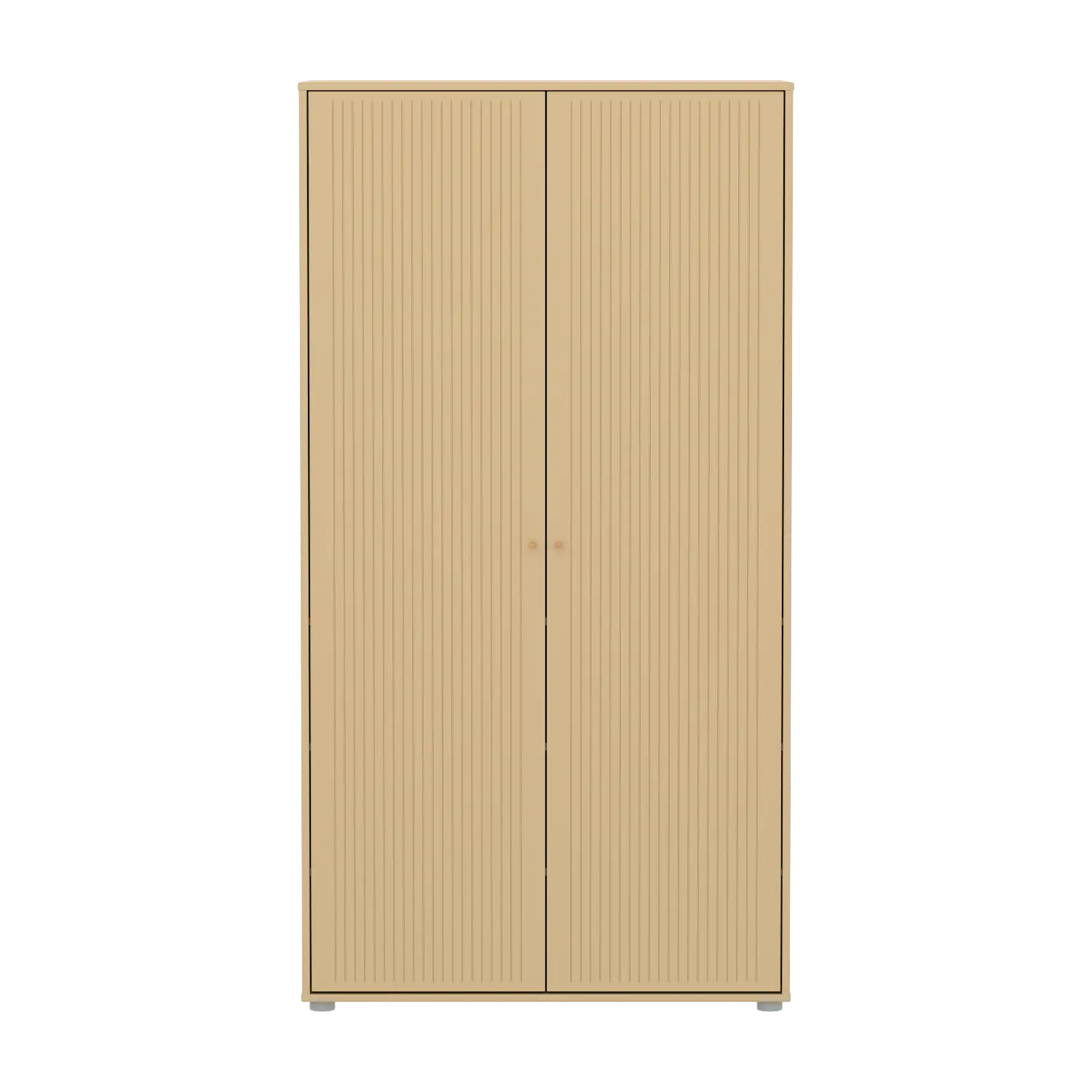 SAGA Wardrobe, 2 door, Sand with grooves - Image 2