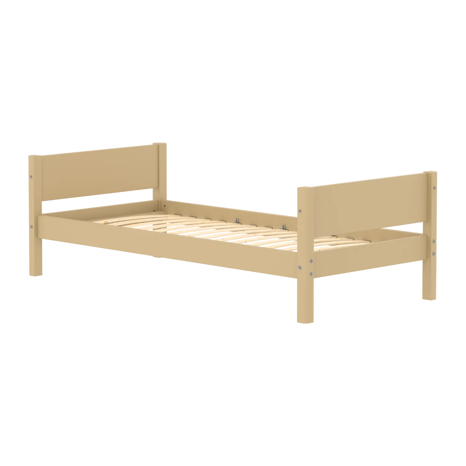 Single Bed, 90x200 cm, Sand