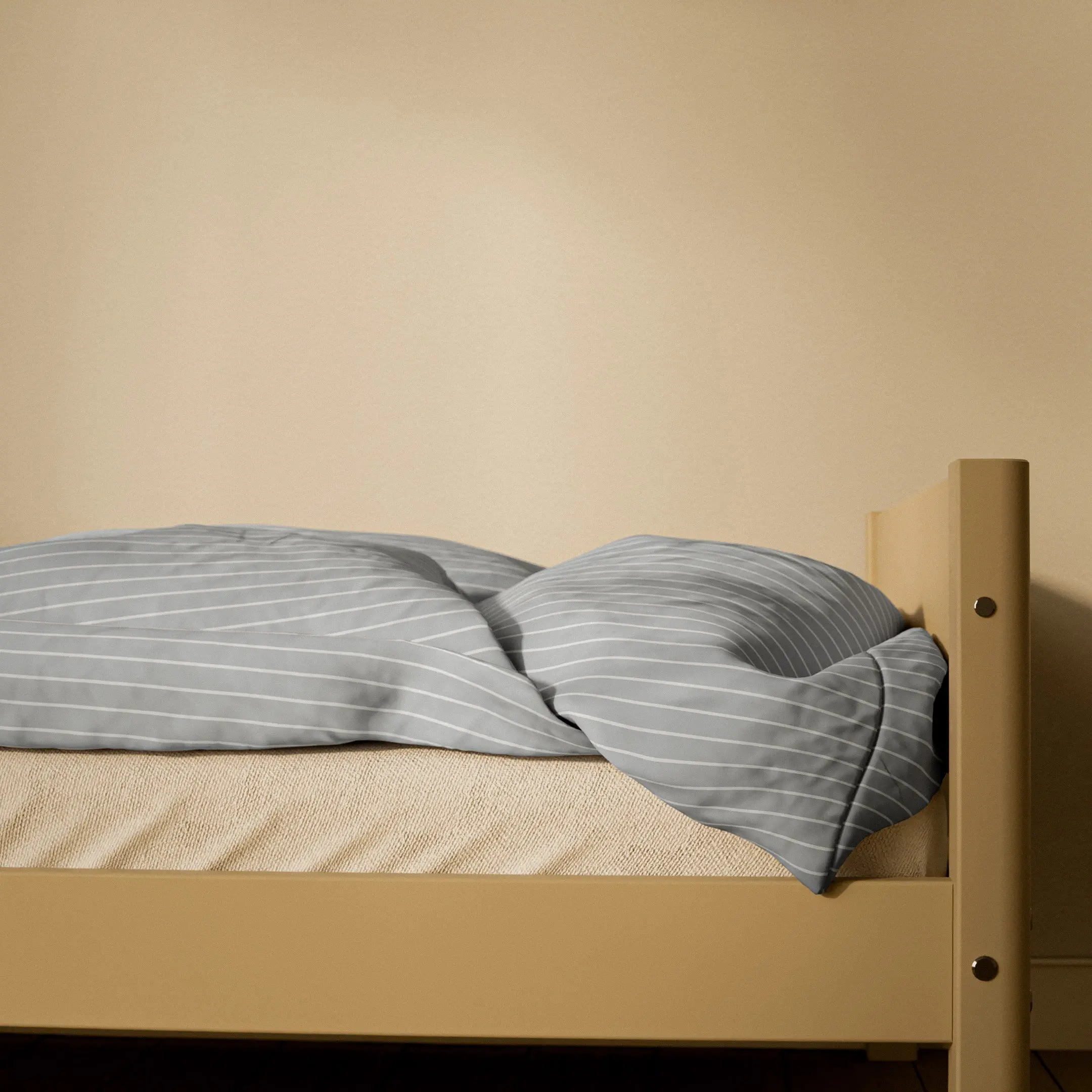 Single Bed, 90x200 cm, Sand - Image 5