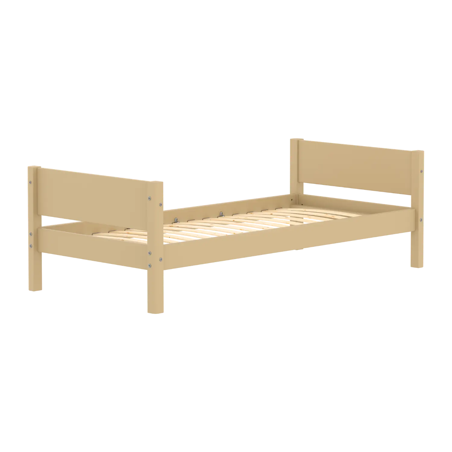 Single Bed, 90x200 cm, Sand - Image 8