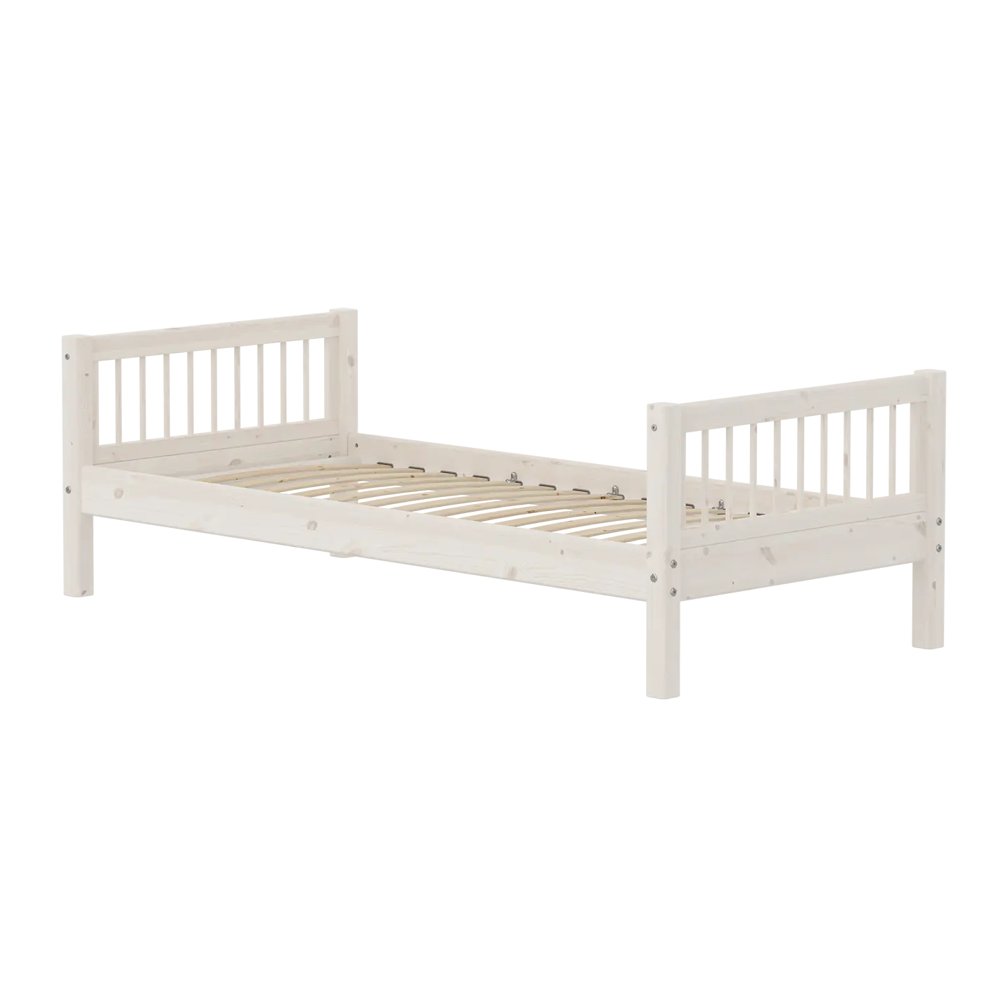 Single Bed, 90x200 cm, White