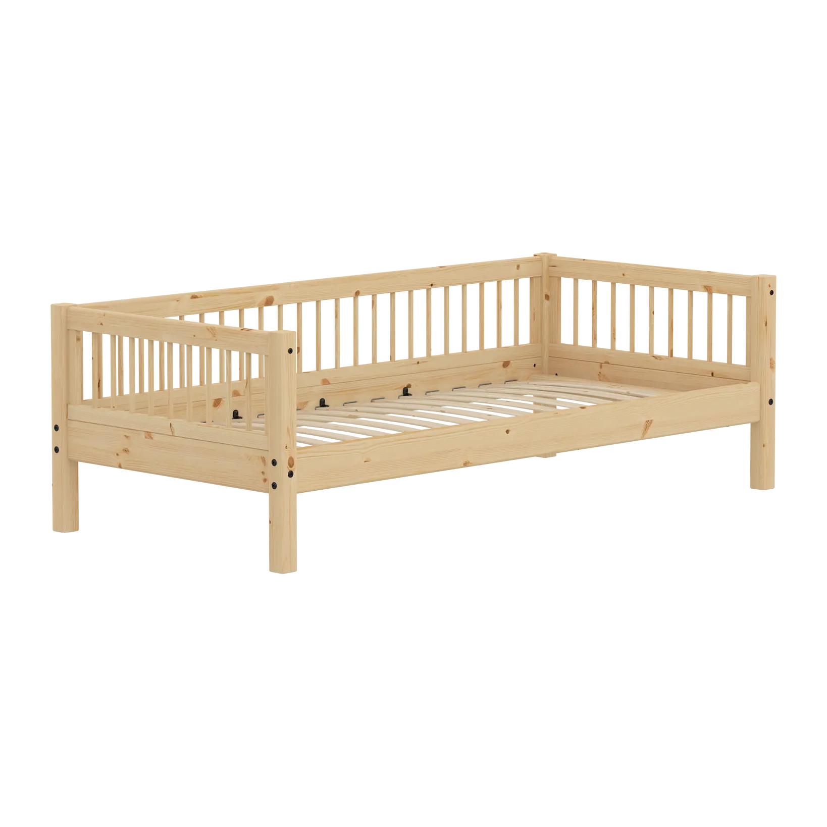 Single Bed, 90x200 cm, Pine - Image 5