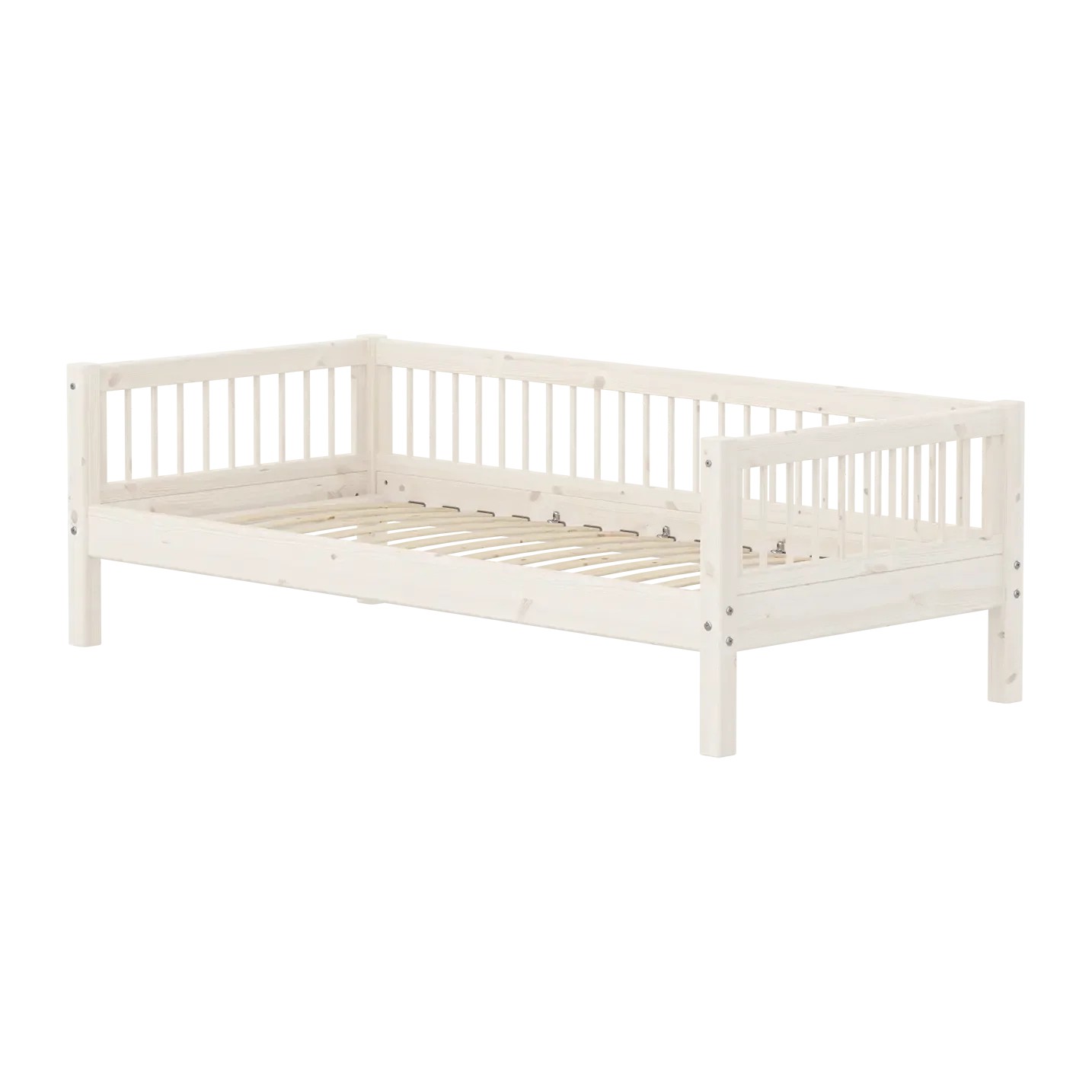 Single Bed, 90x200 cm, White