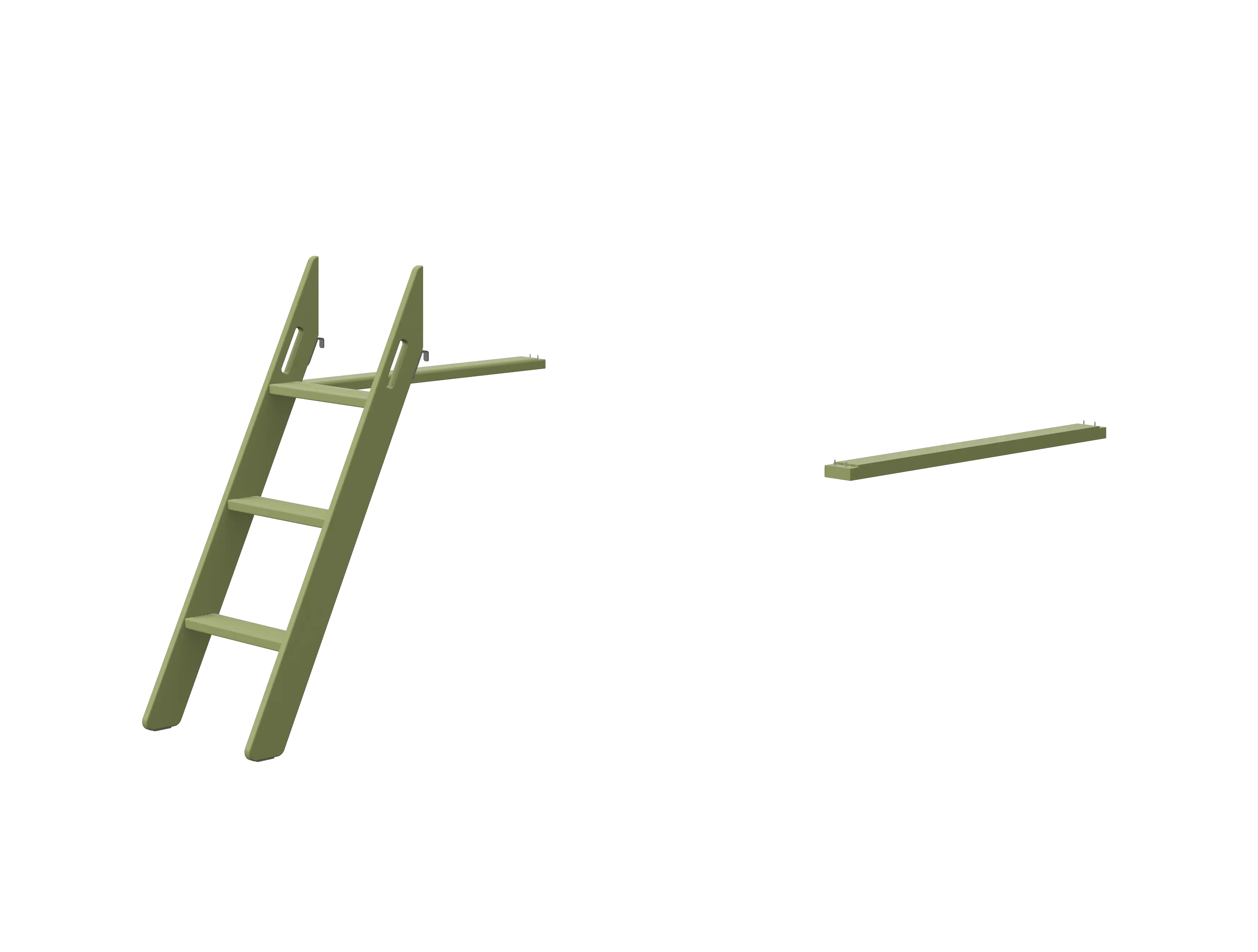 Popsicle - Slanting ladder for Mid-High Bed
