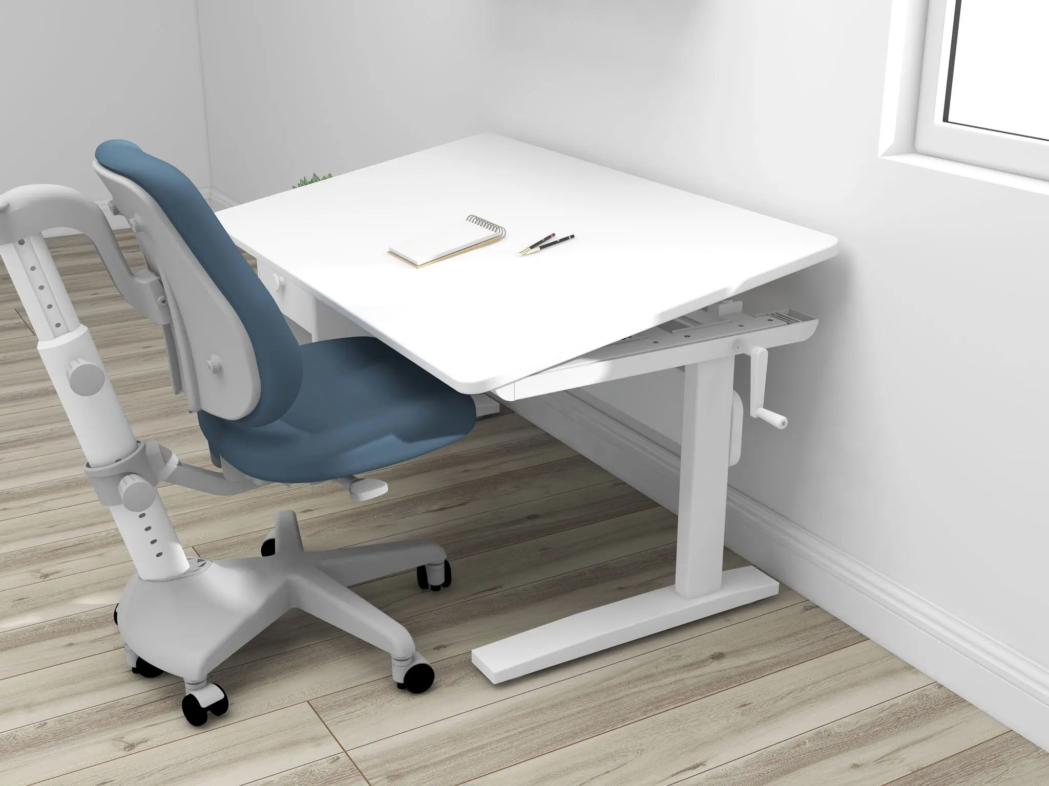Study Desk, White - Image 2