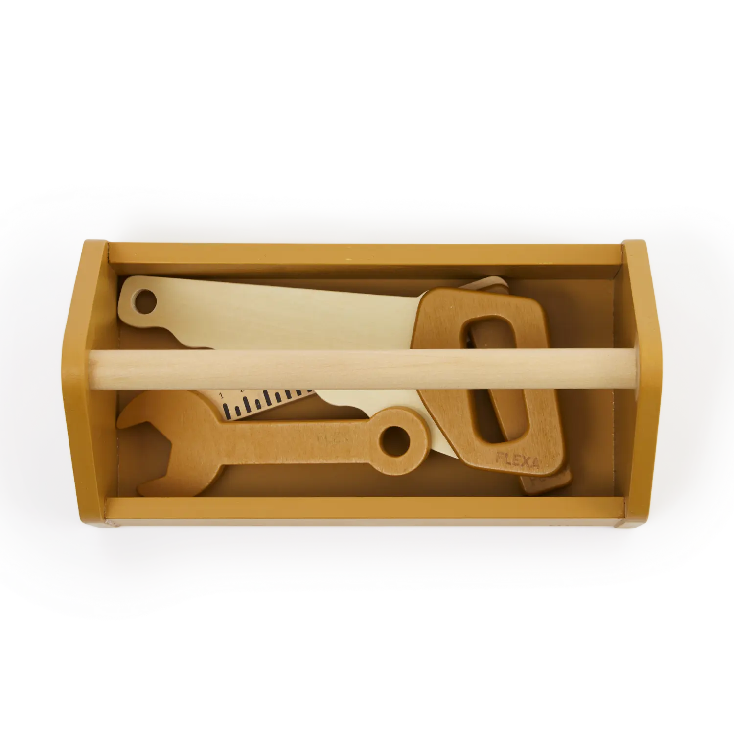 Toolbox, 4 pcs, Handpainted, Yellow - Image 9