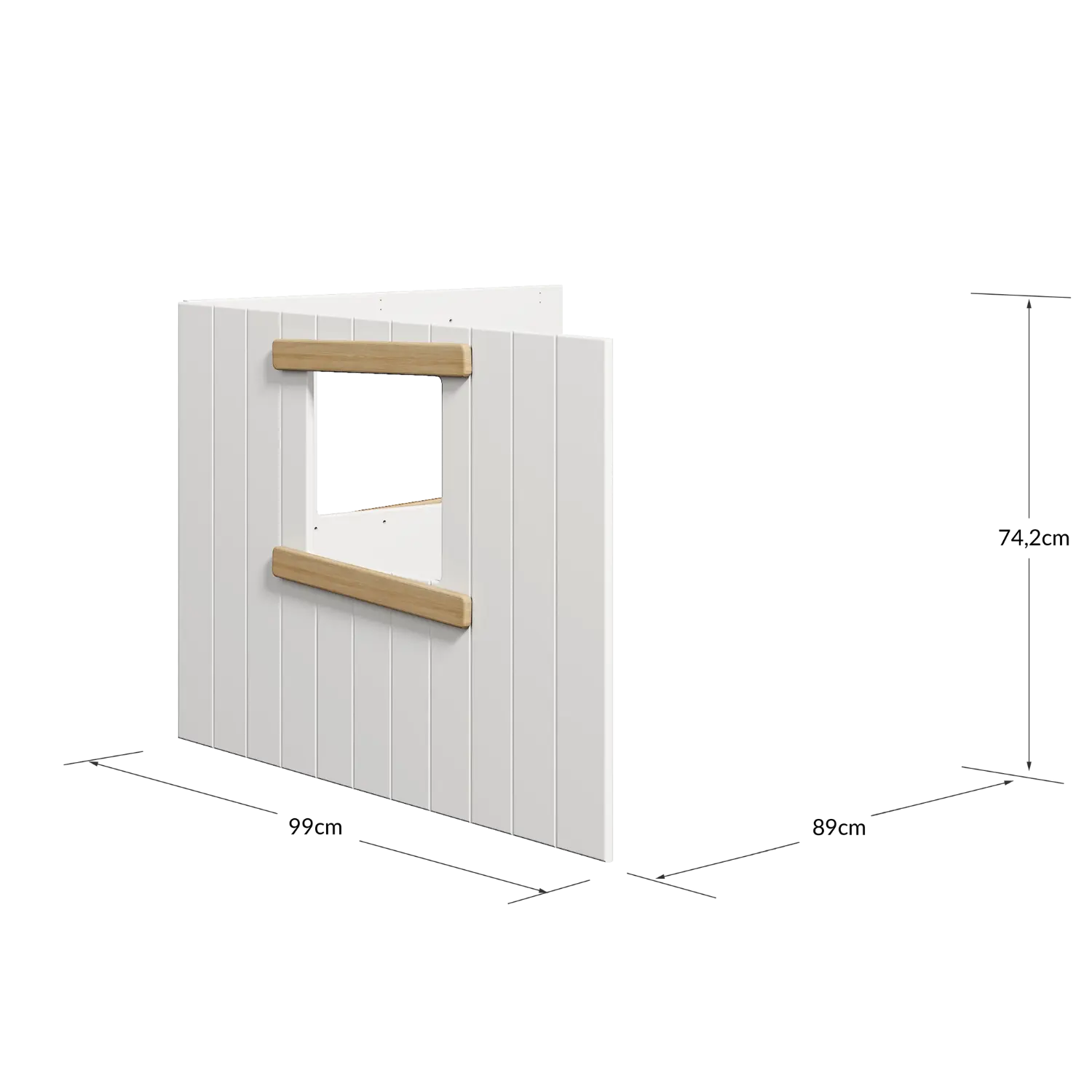 Treehouse Bed Fronts, Oak frame, WHITE & NOR - Image 7